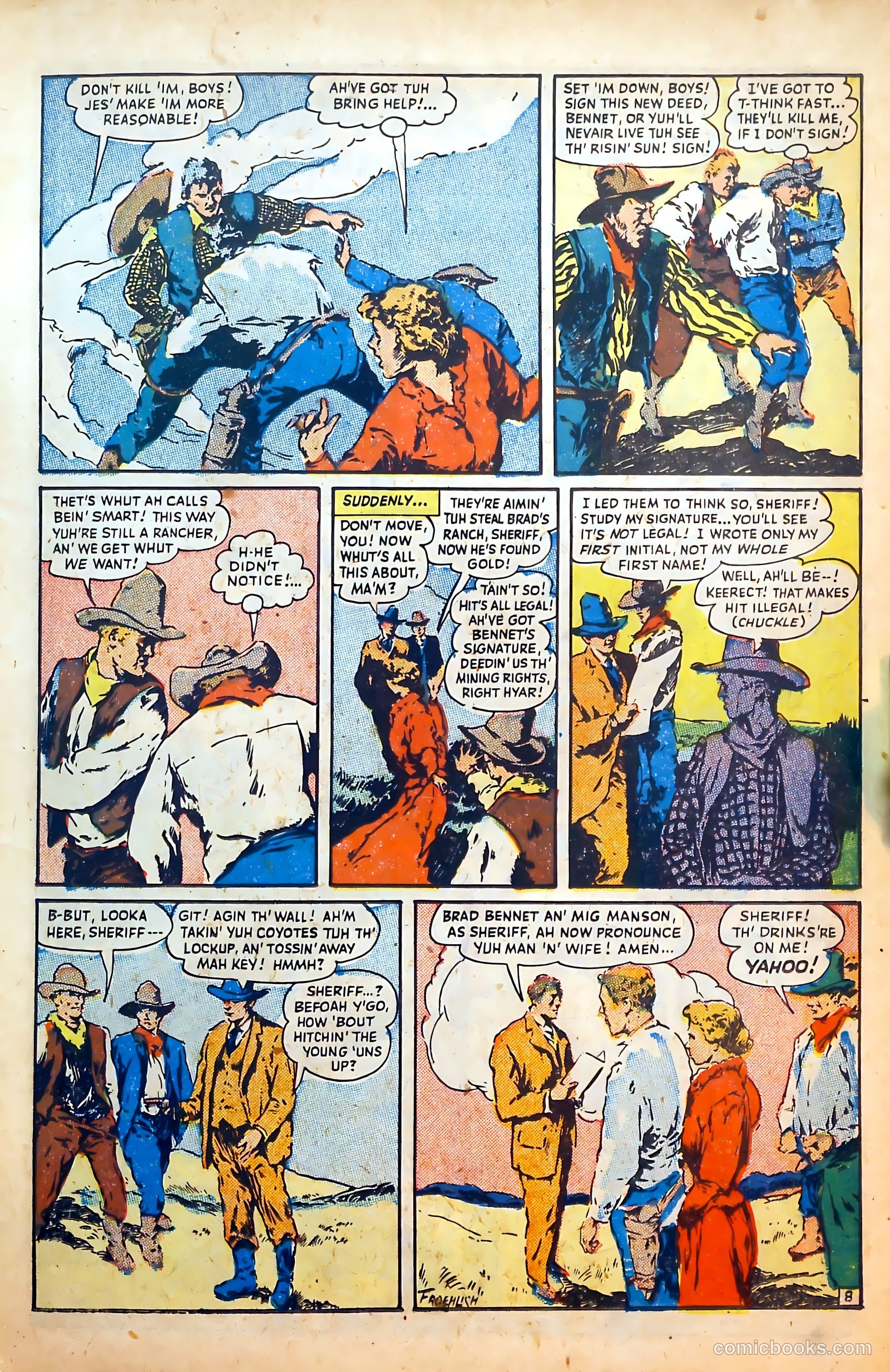 Outlaws #6 (1948) — page 19 of 52