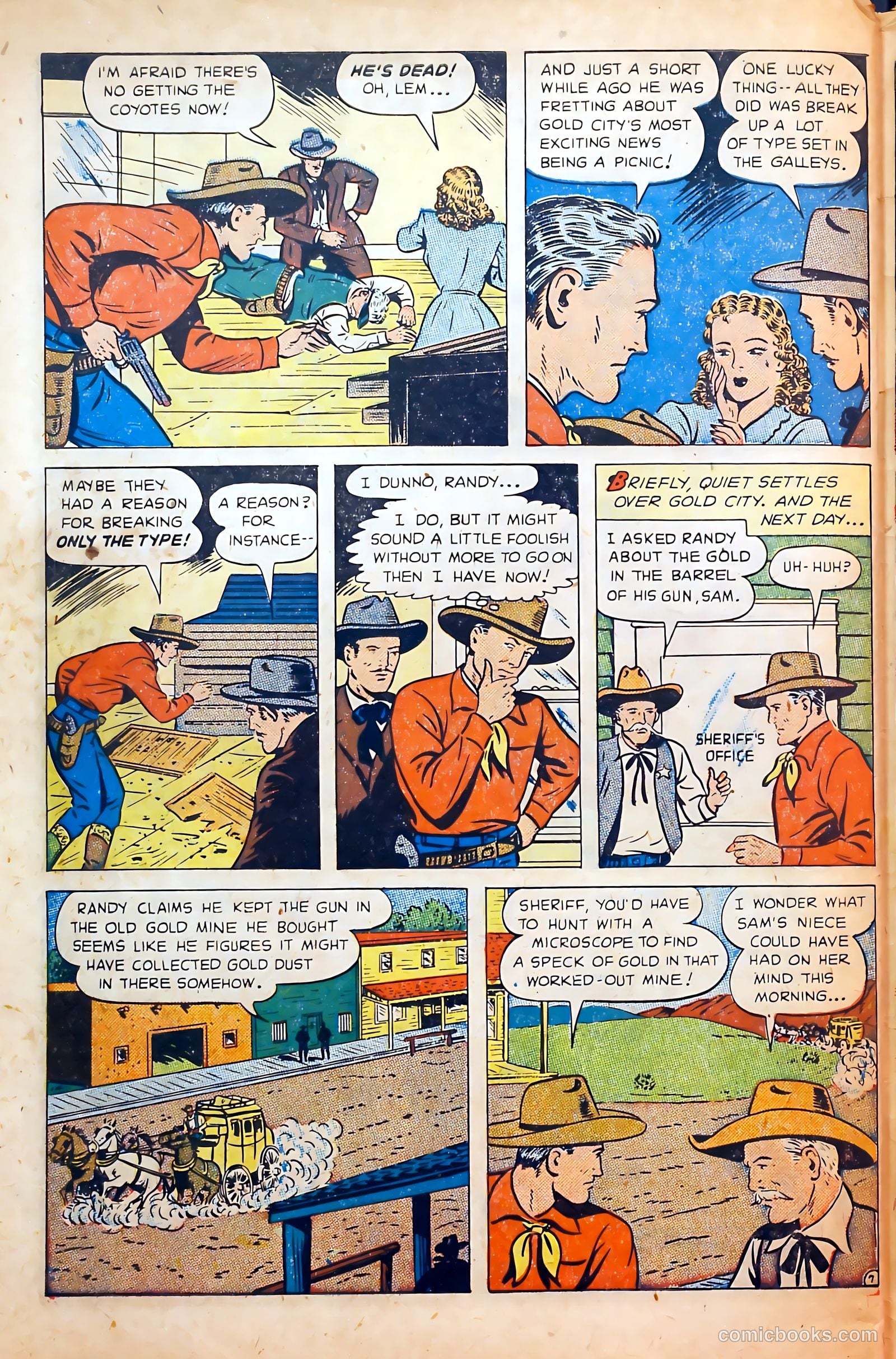 Outlaws #6 (1948) — page 46 of 52