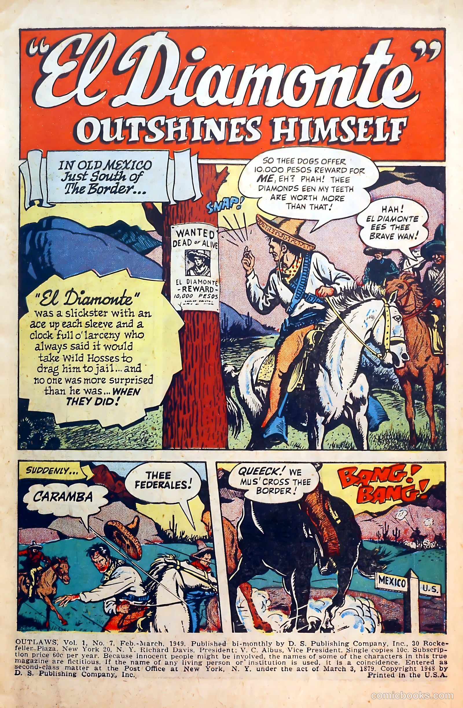 Outlaws #7 (1949) — page 3 of 52