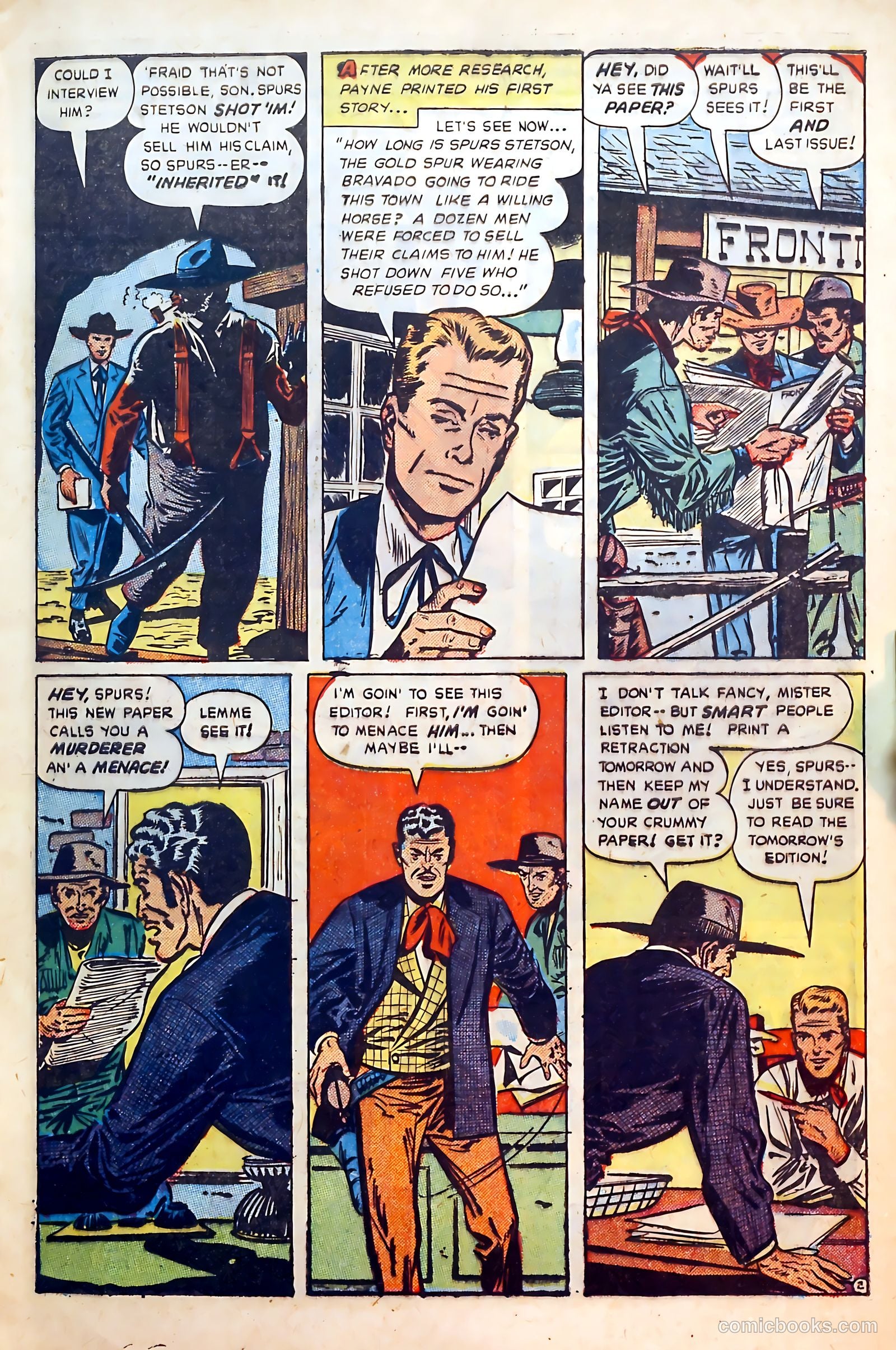 Outlaws #7 (1949) — page 13 of 52