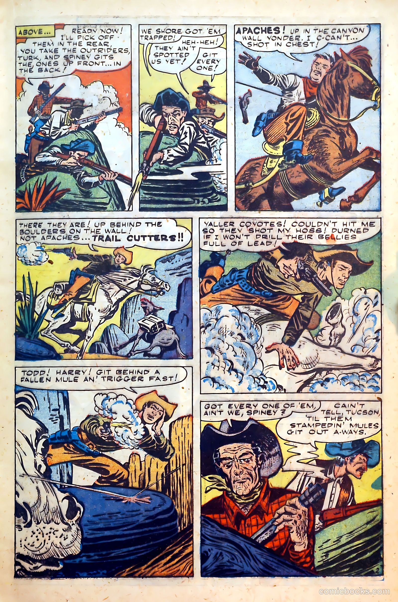 Outlaws #7 (1949) — page 23 of 52
