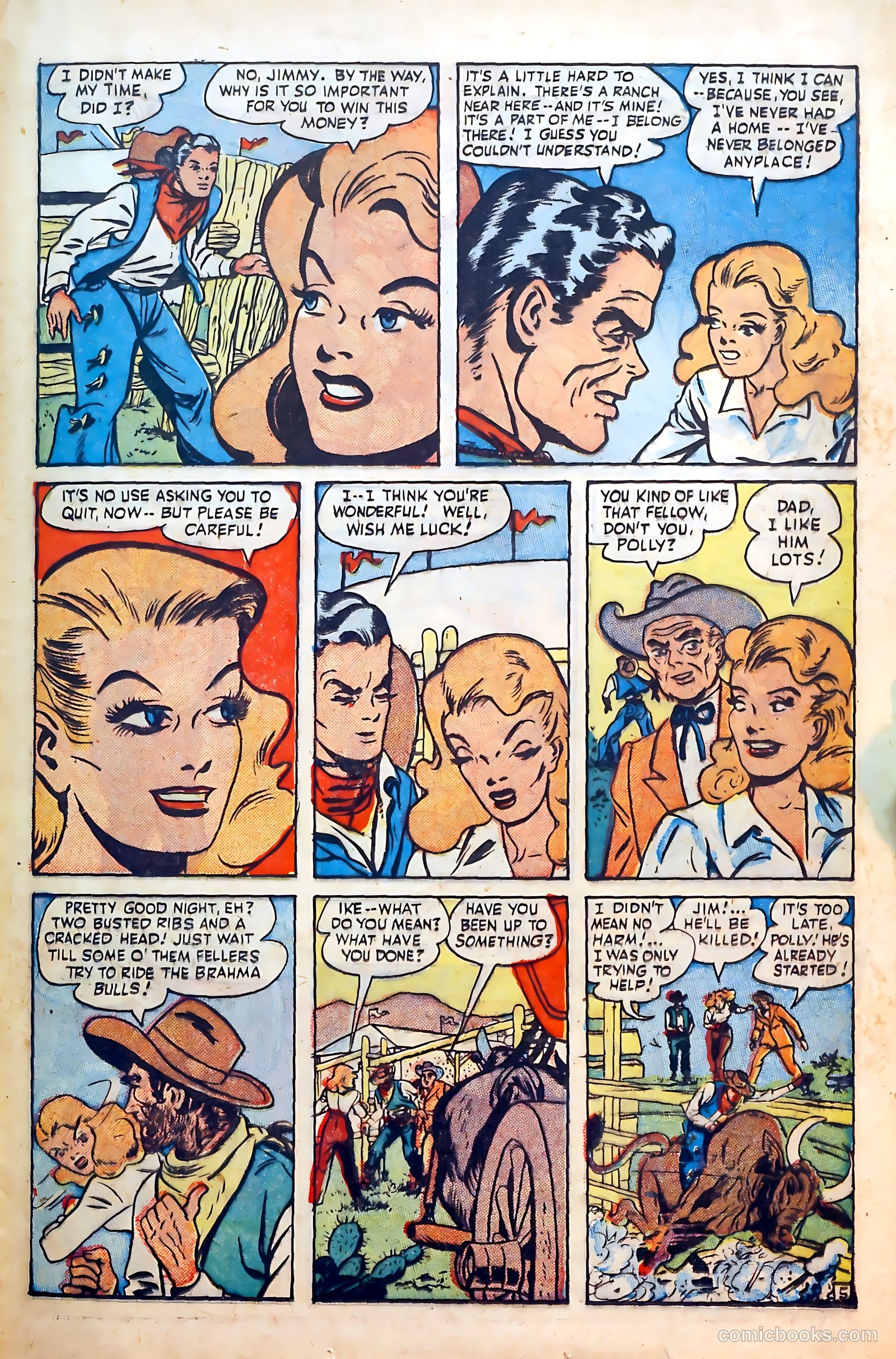 Outlaws #7 (1949) — page 37 of 52