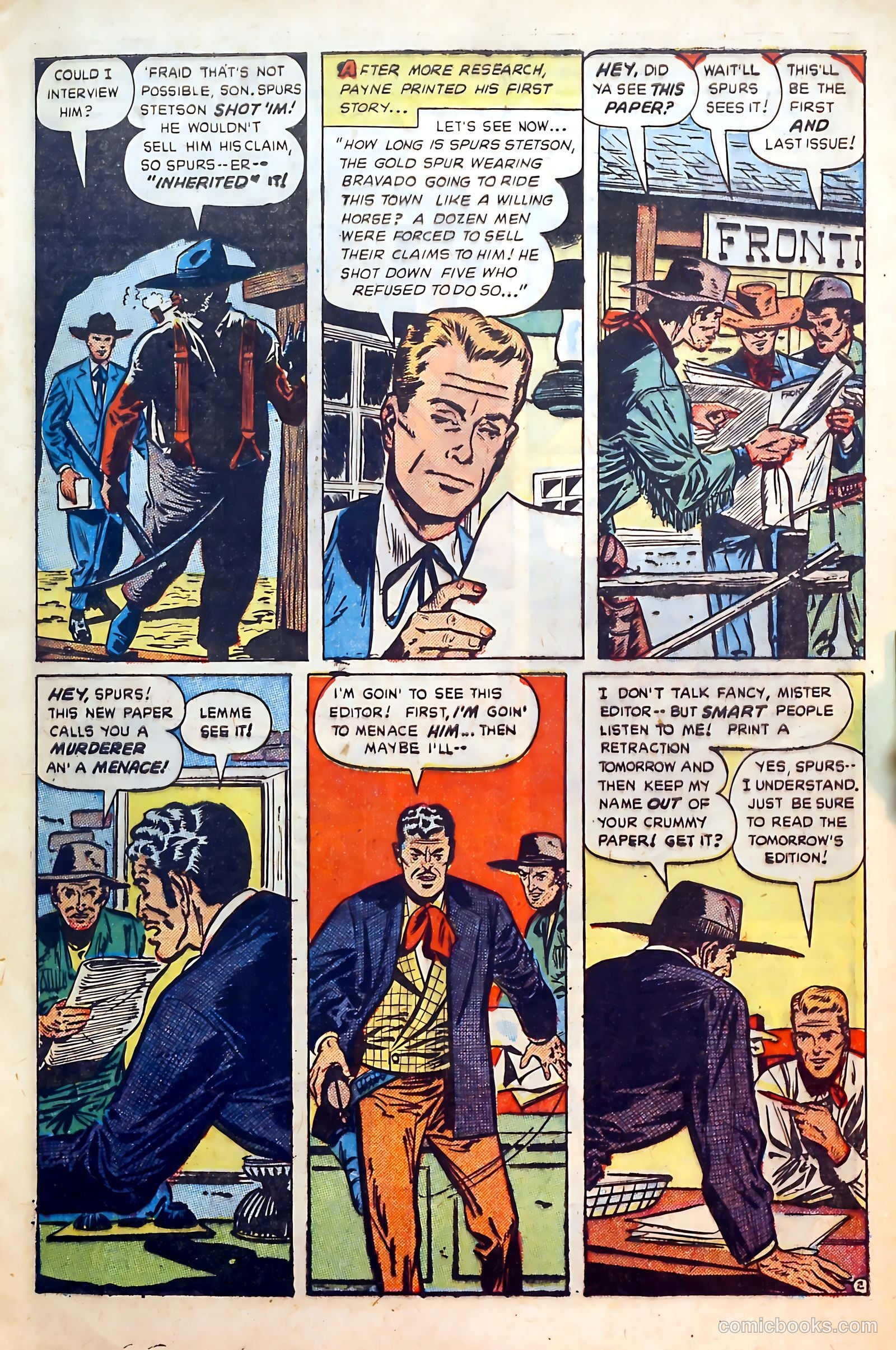 Outlaws #7 (1949) — page 13 of 52