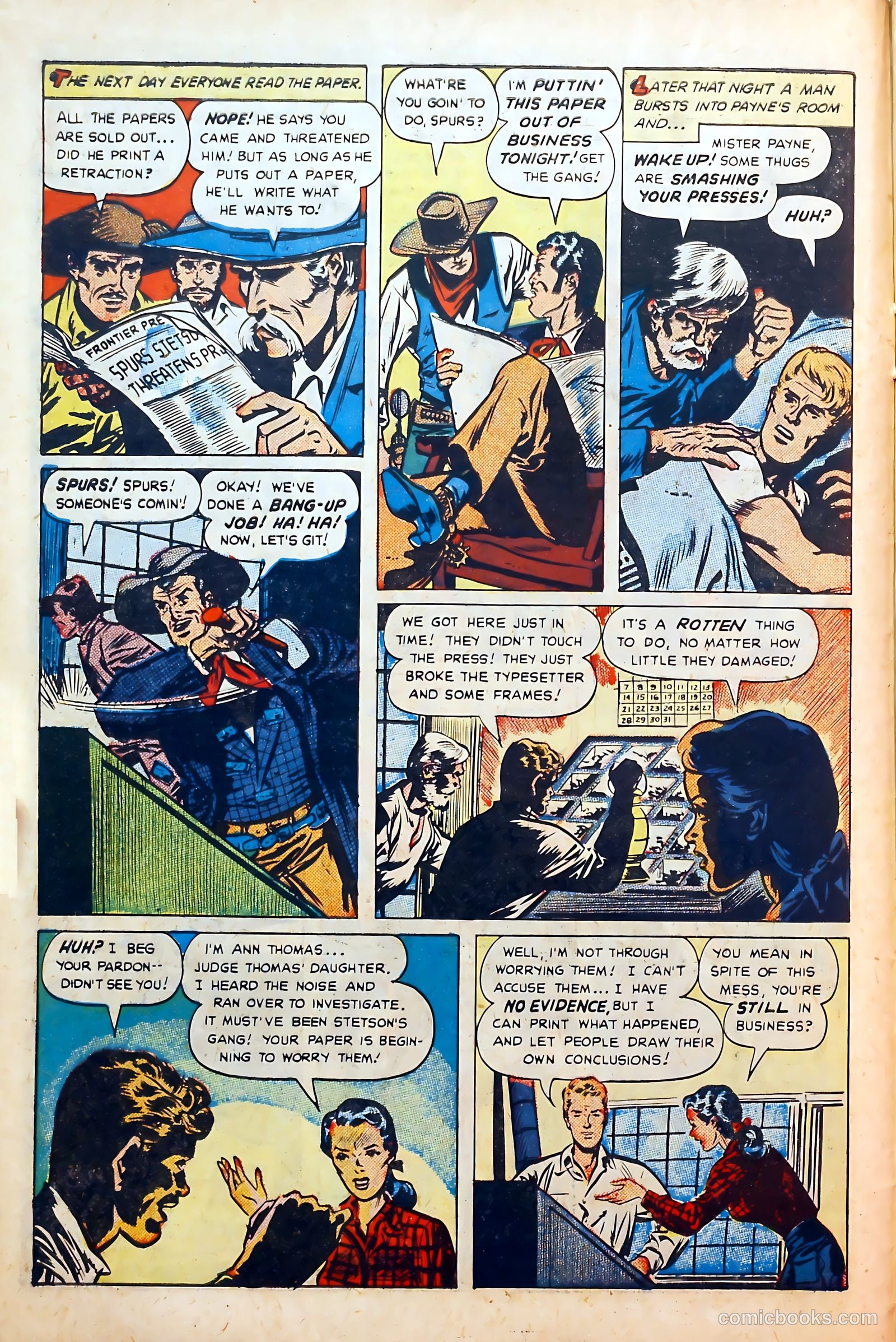 Outlaws #7 (1949) — page 14 of 52