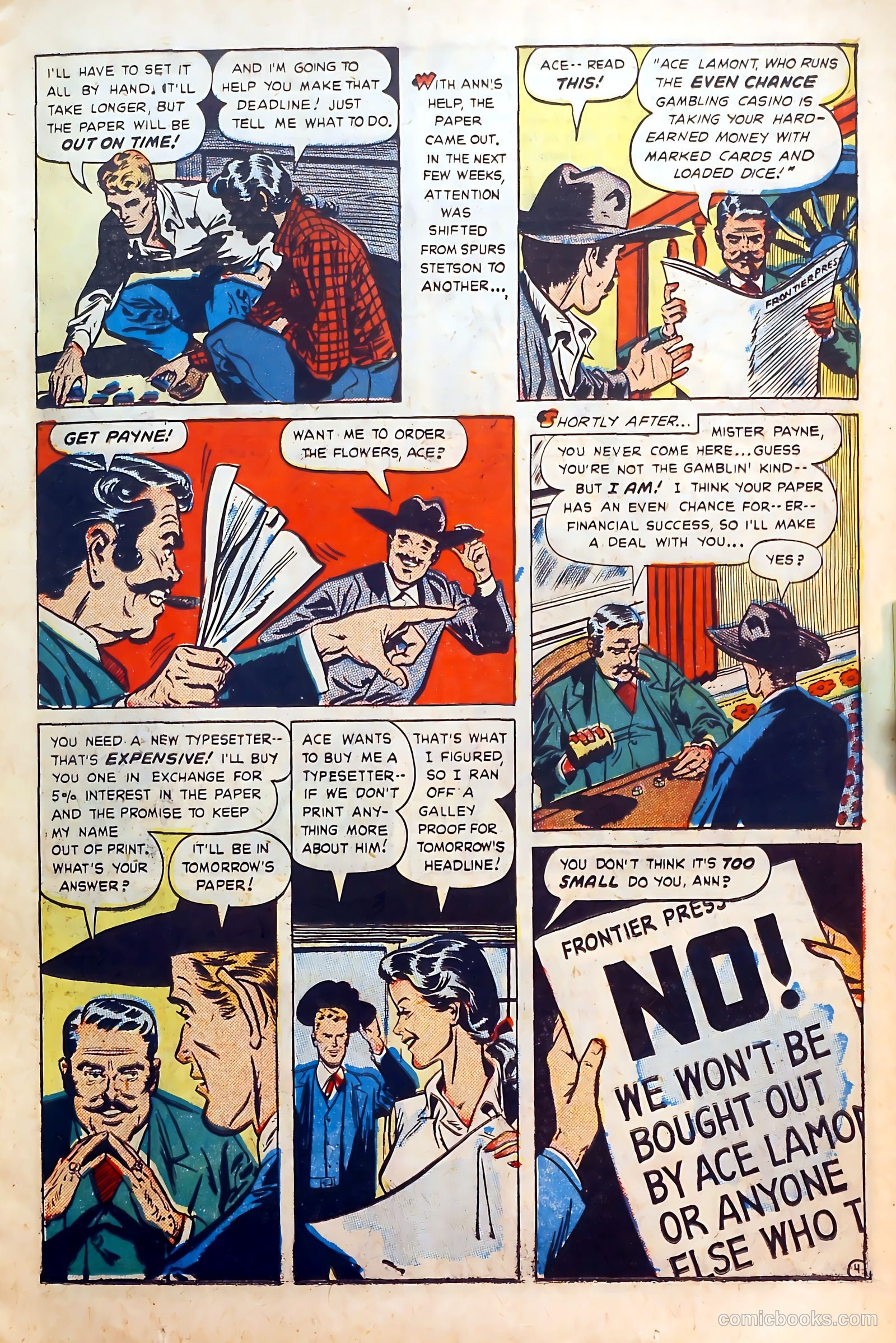 Outlaws #7 (1949) — page 15 of 52