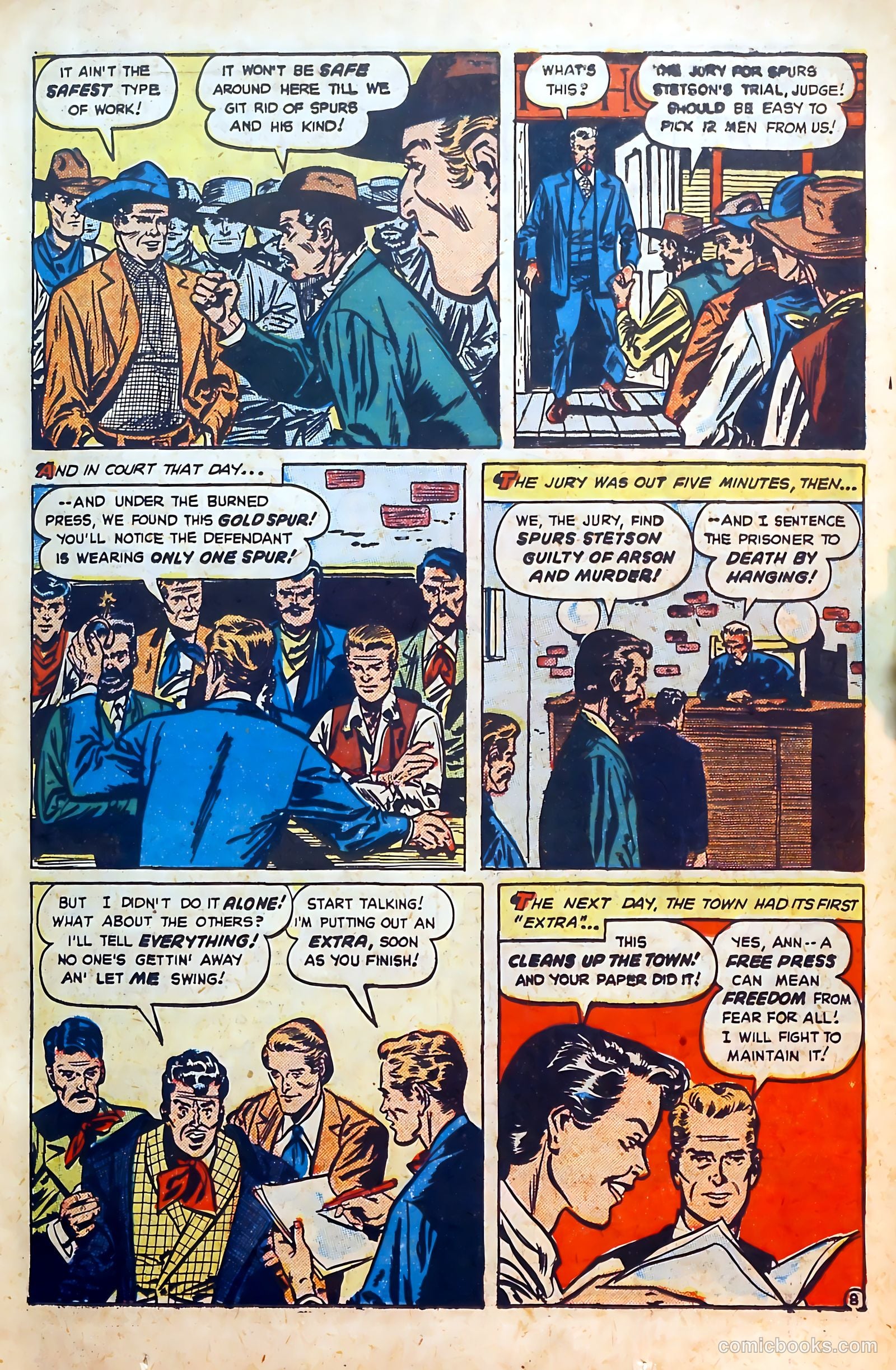Outlaws #7 (1949) — page 19 of 52