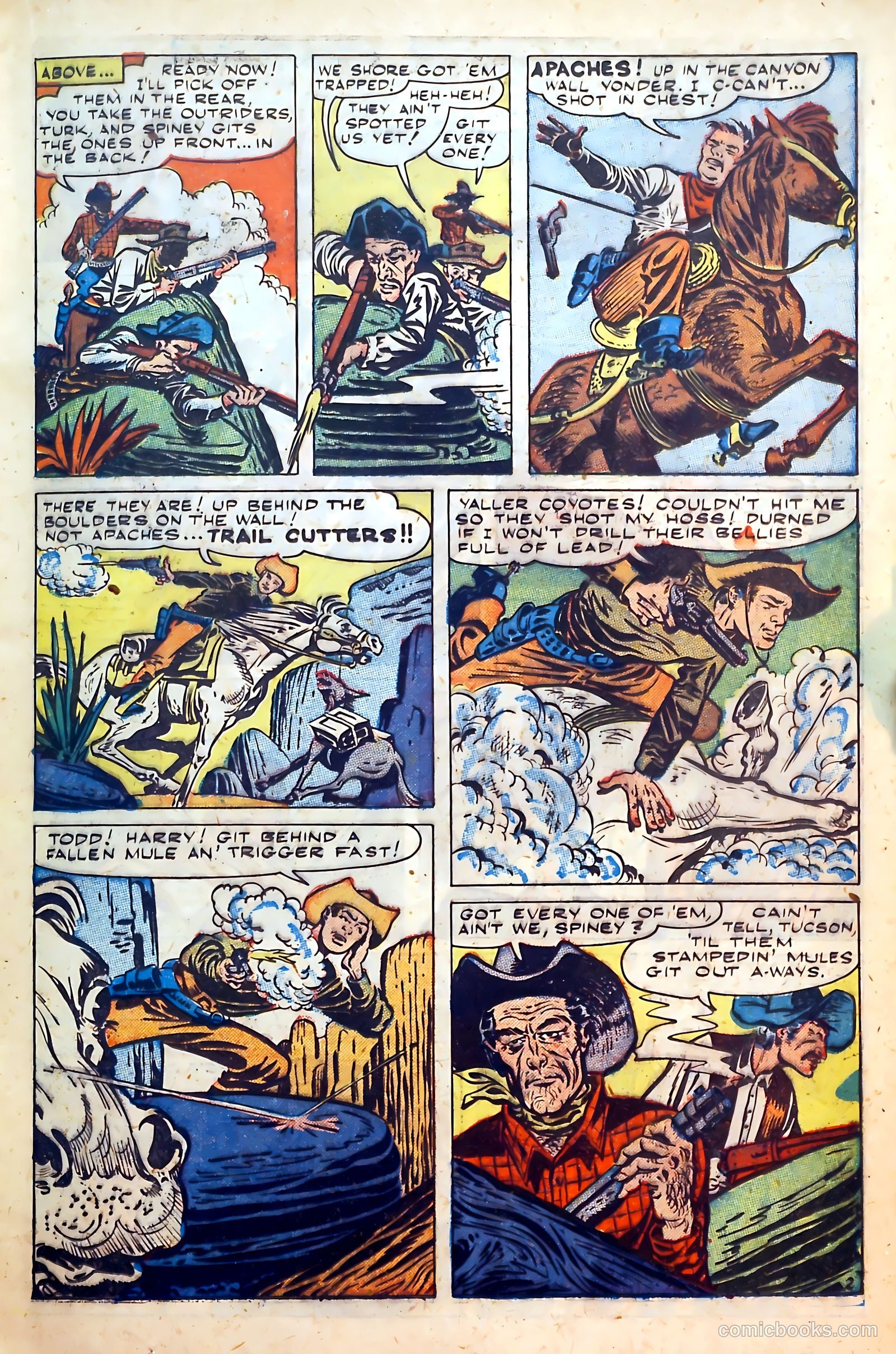Outlaws #7 (1949) — page 23 of 52