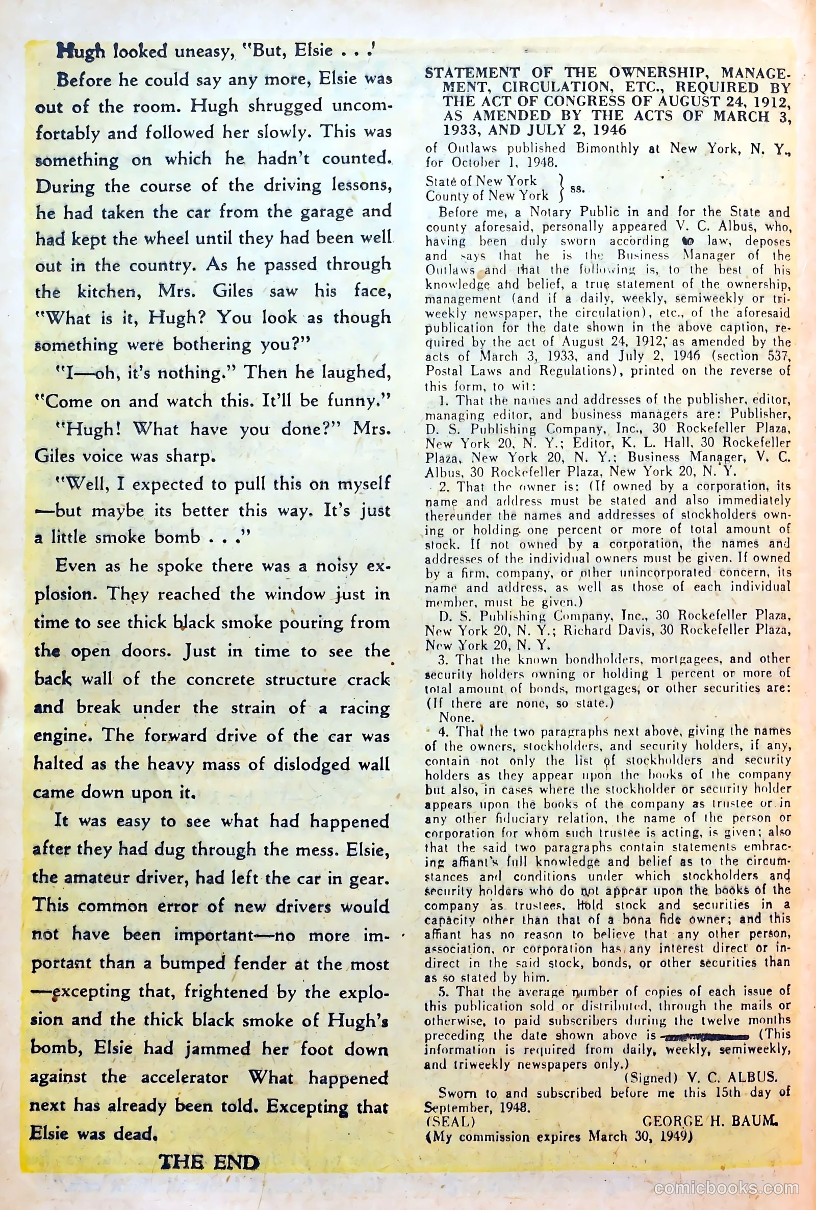 Outlaws #7 (1949) — page 32 of 52