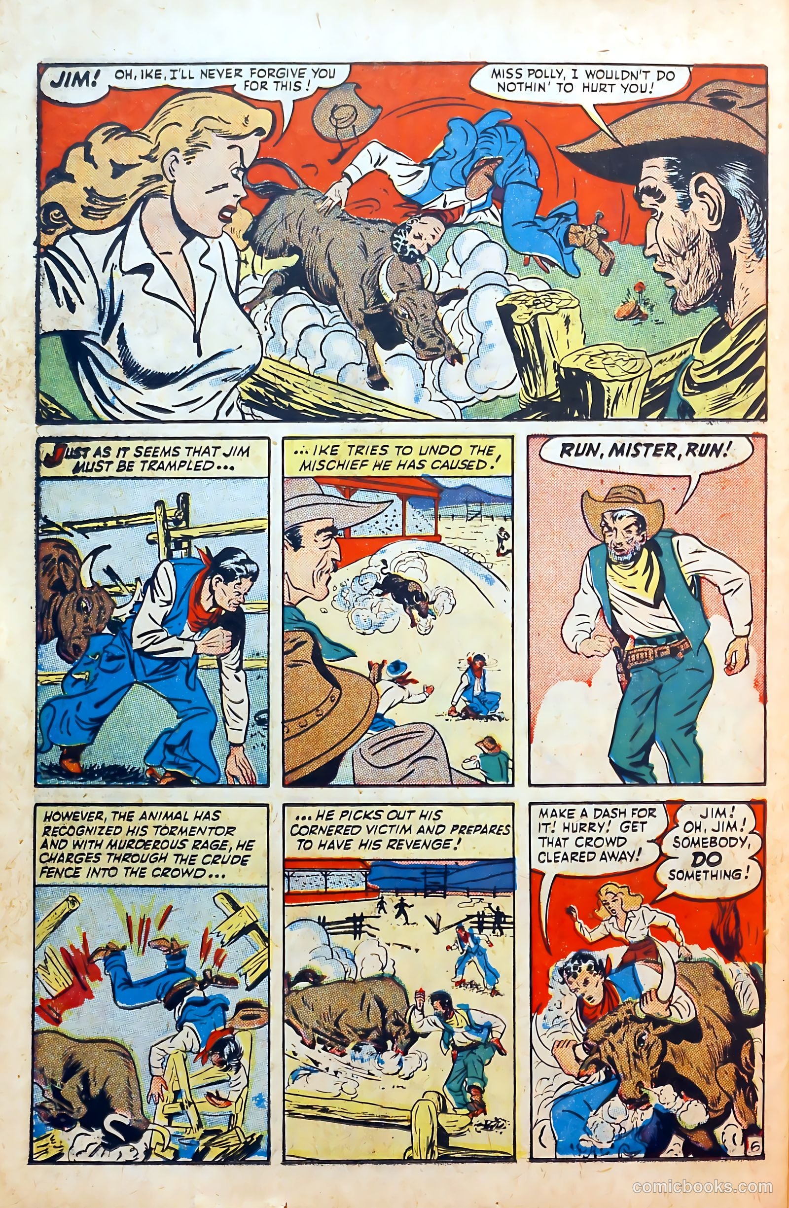 Outlaws #7 (1949) — page 38 of 52