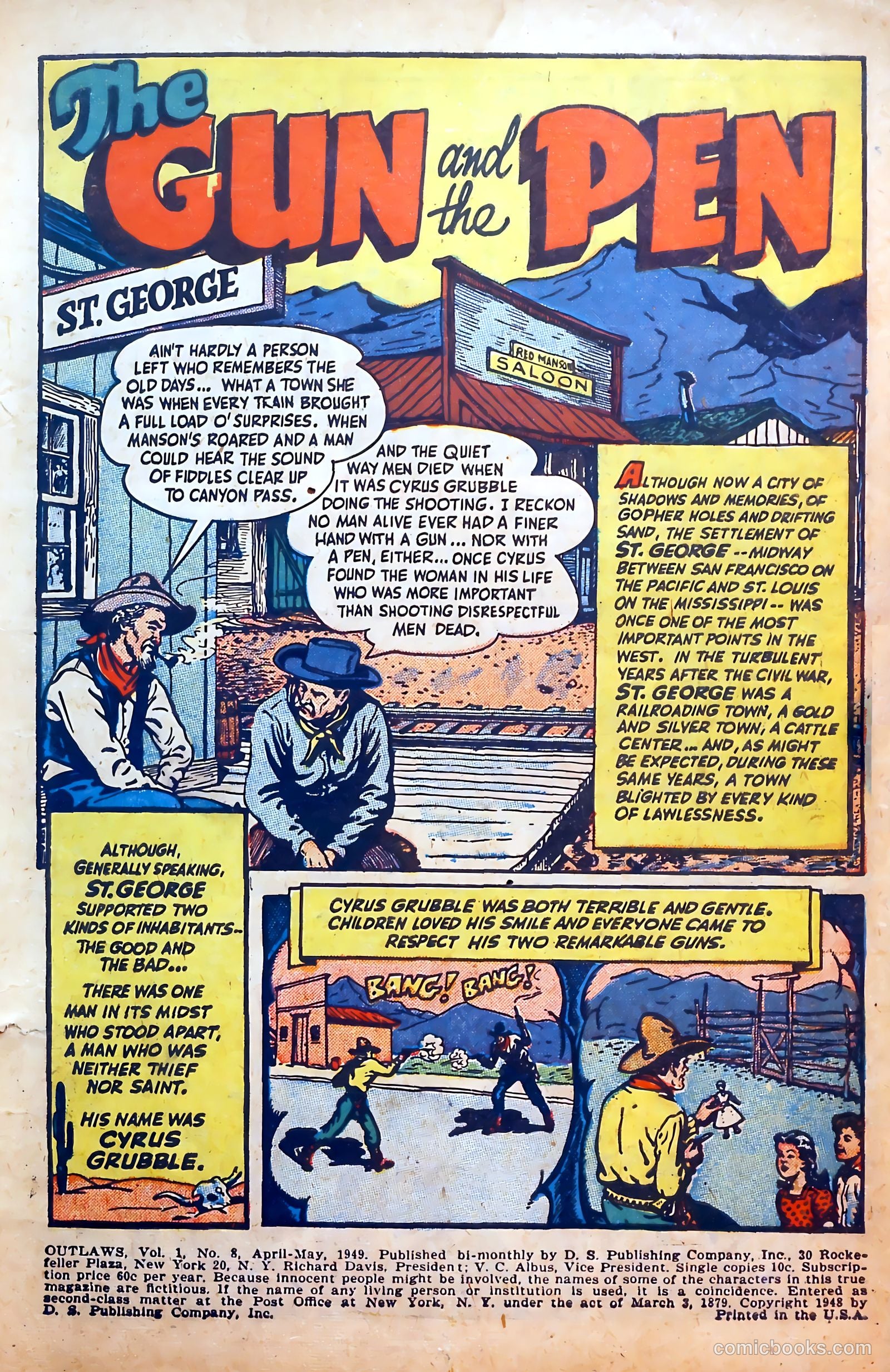 Outlaws #8 (1949) — page 3 of 52