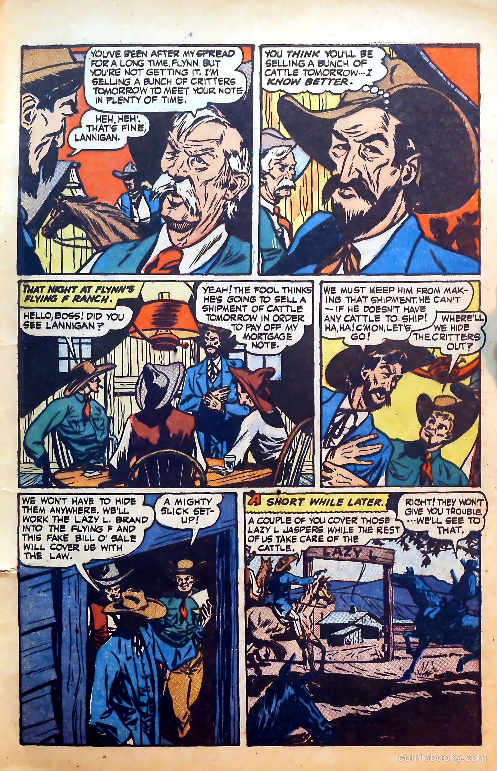 Outlaws #8 (1949) — page 13 of 52