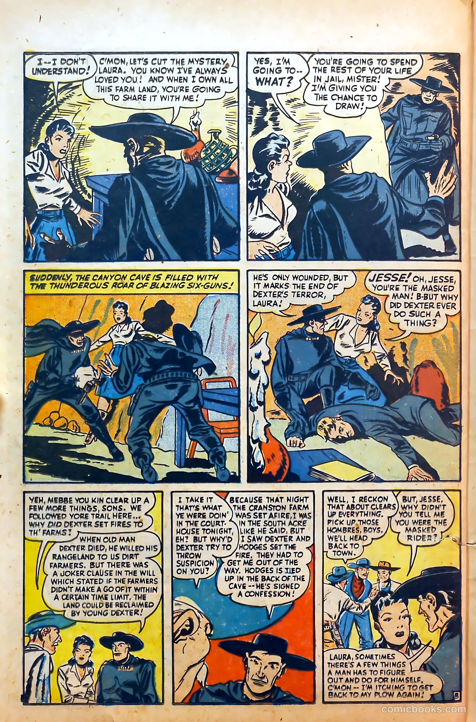 Outlaws #8 (1949) — page 34 of 52