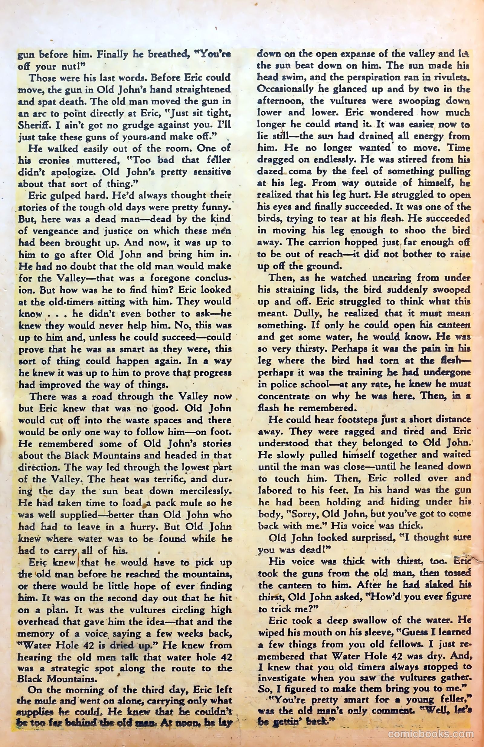 Outlaws #8 (1949) — page 36 of 52