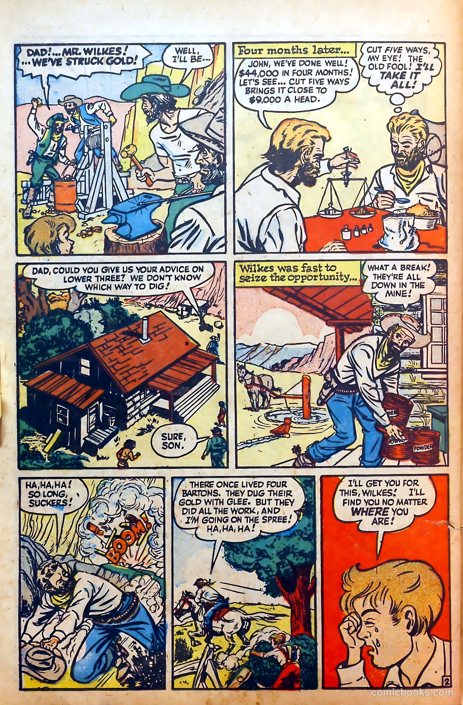 Outlaws #8 (1949) — page 38 of 52