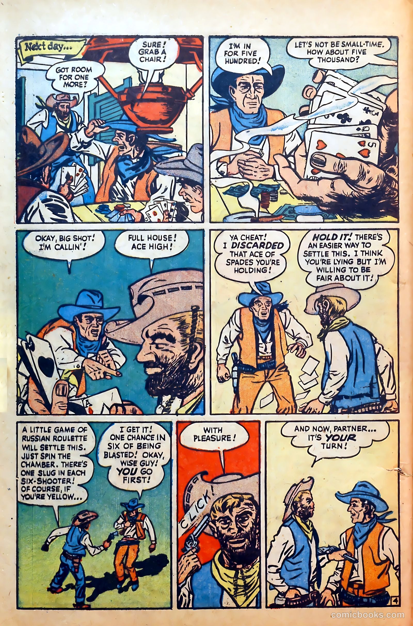 Outlaws #8 (1949) — page 40 of 52