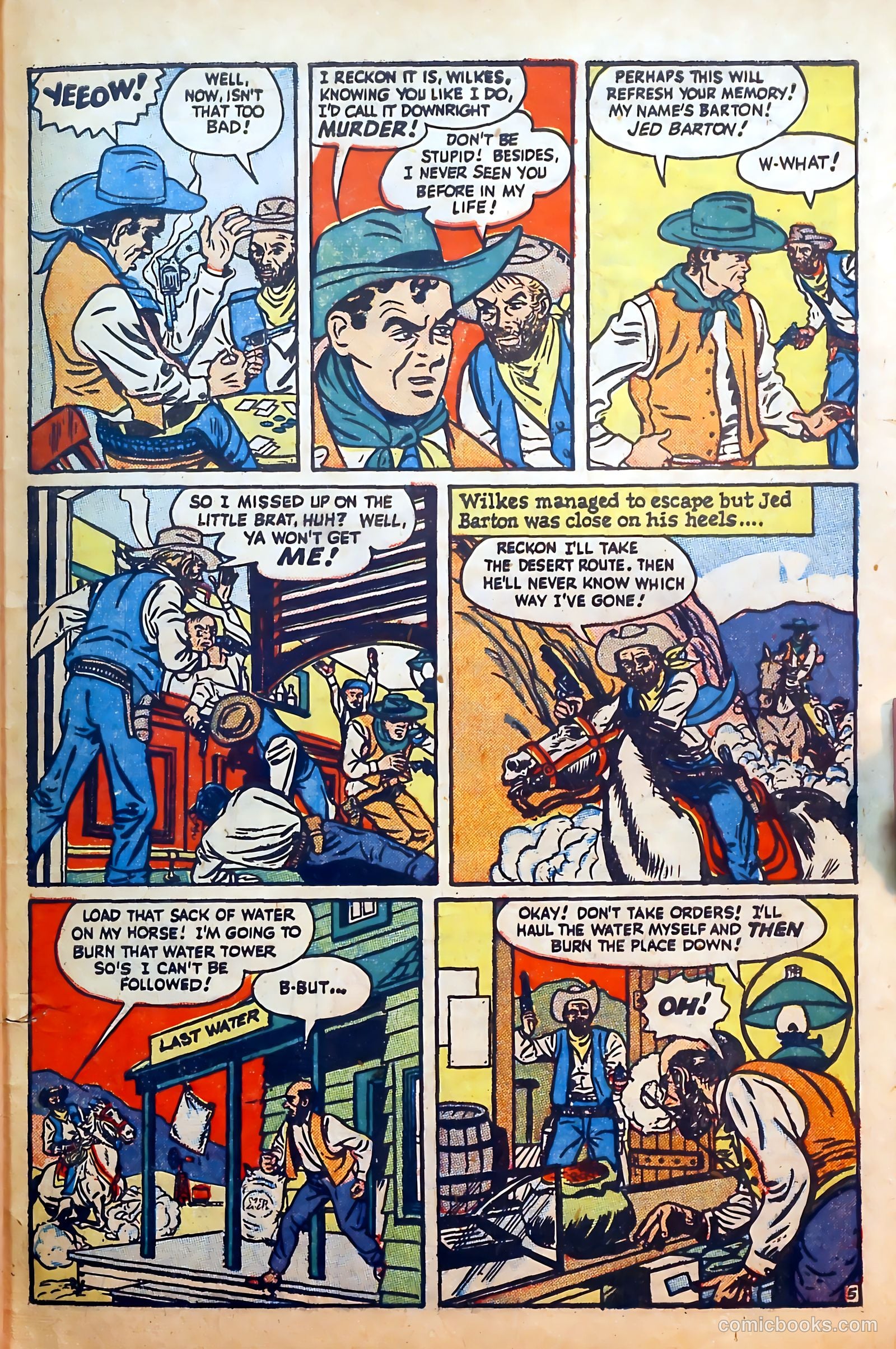 Outlaws #8 (1949) — page 41 of 52