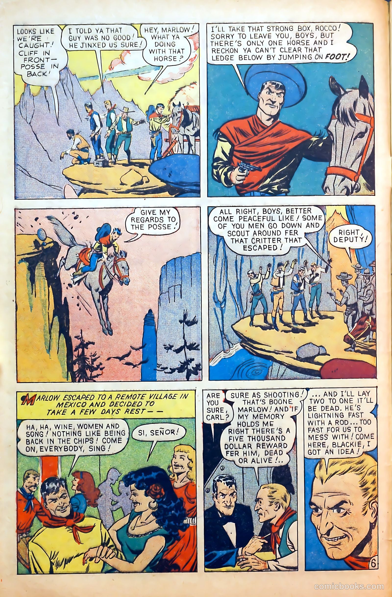 Outlaws #9 (1949) — page 8 of 36