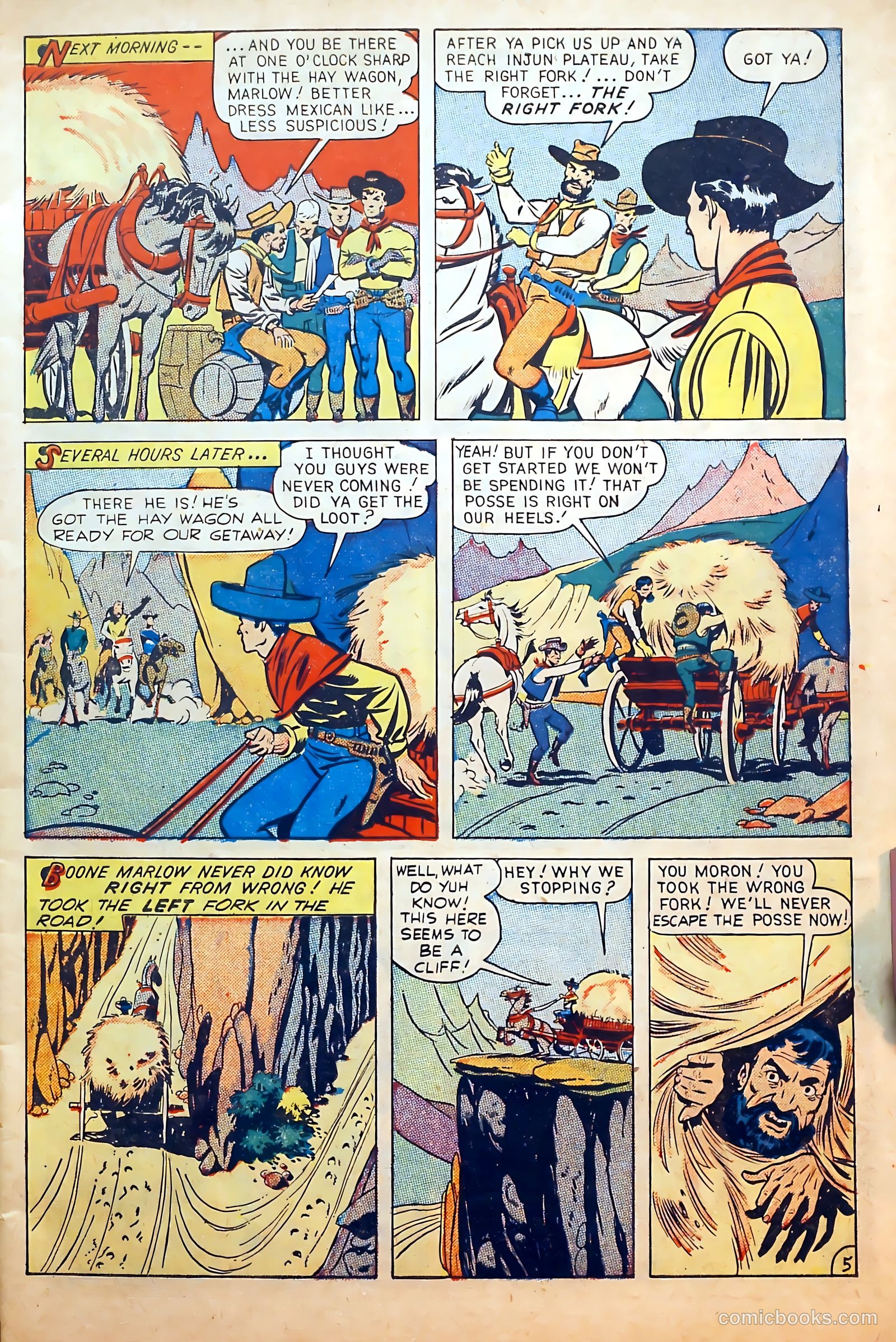 Outlaws #9 (1949) — page 7 of 36