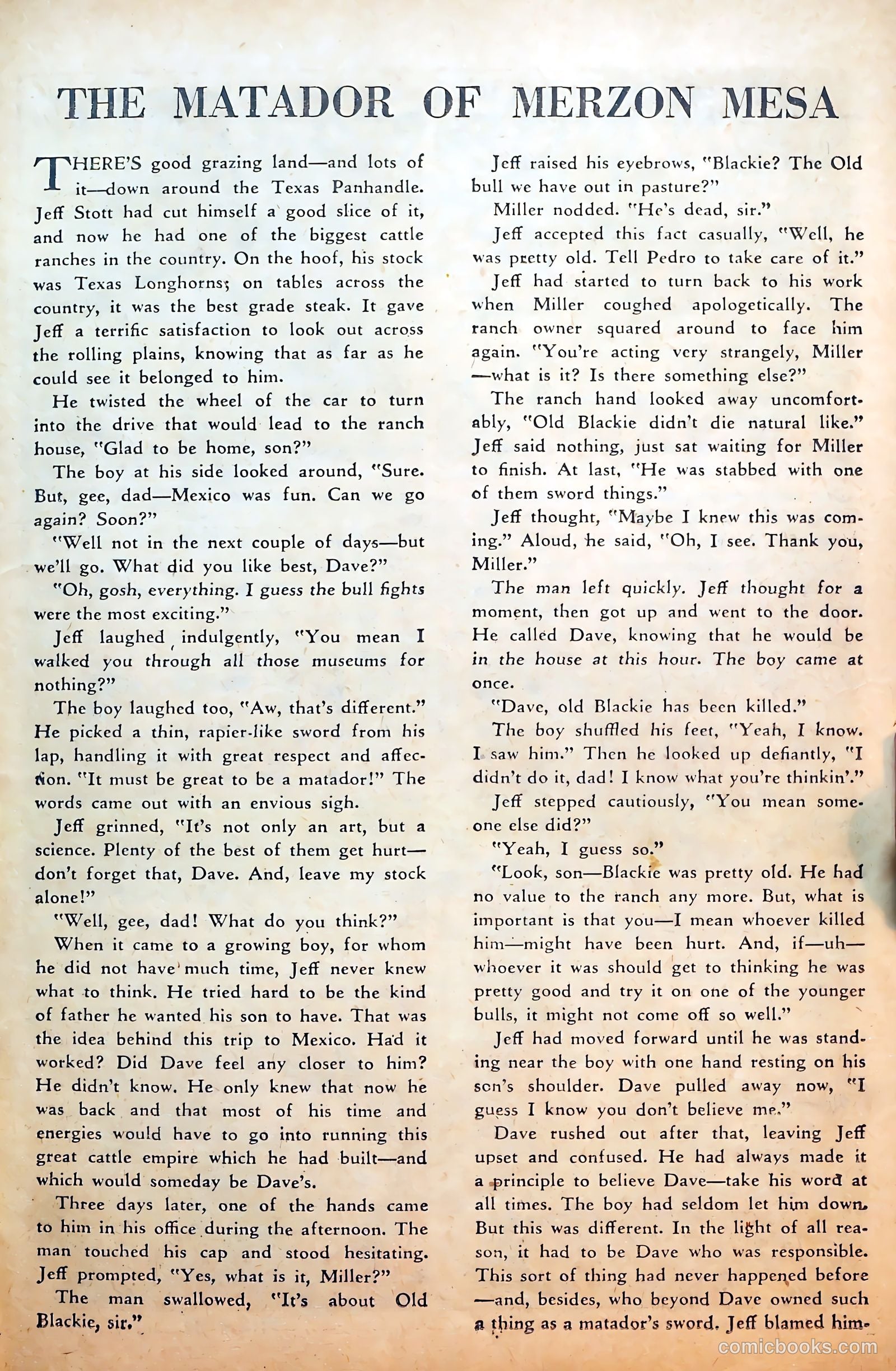 Outlaws #9 (1949) — page 23 of 36