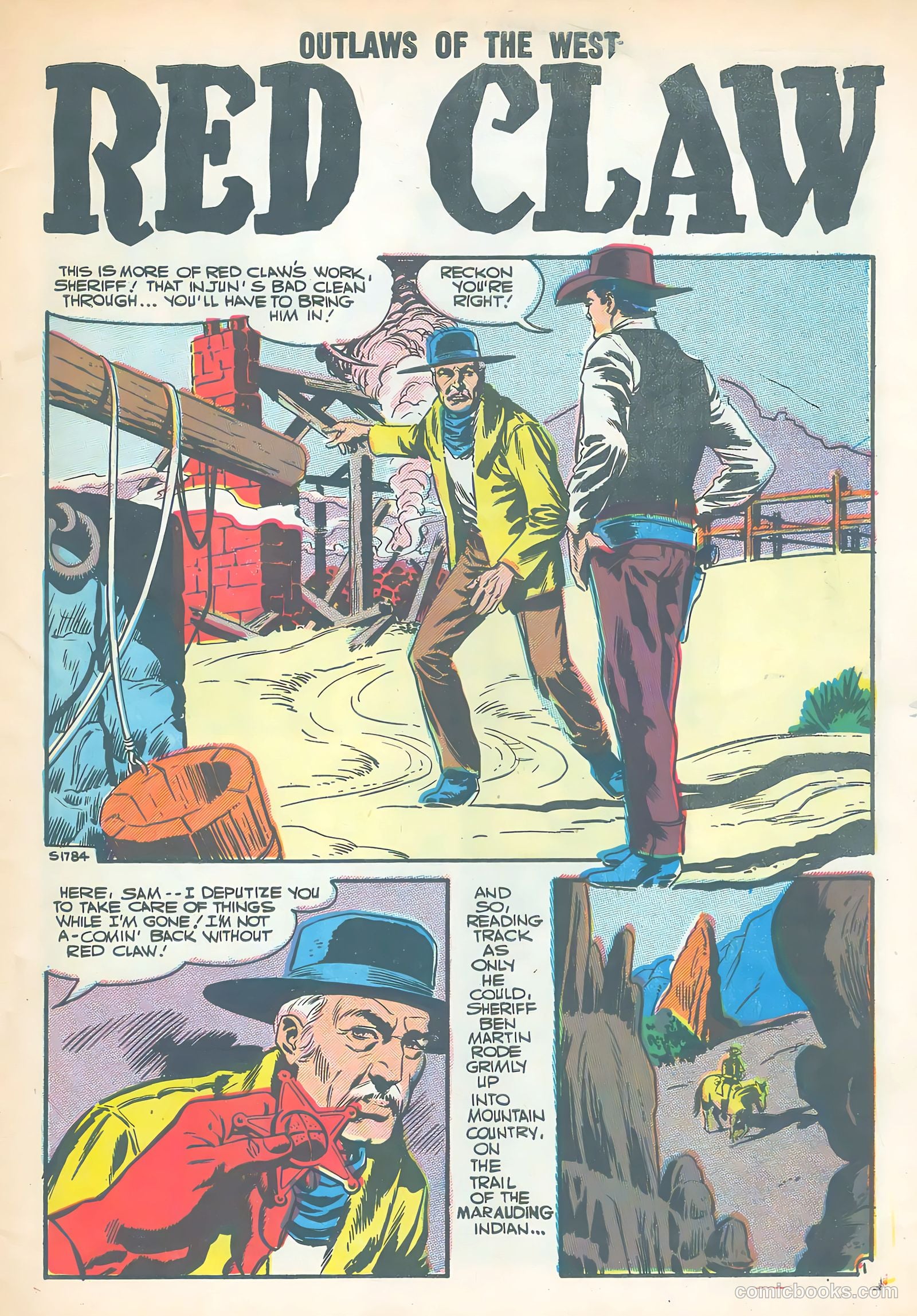 Outlaws of the West #11 (1957) — page 3 of 36