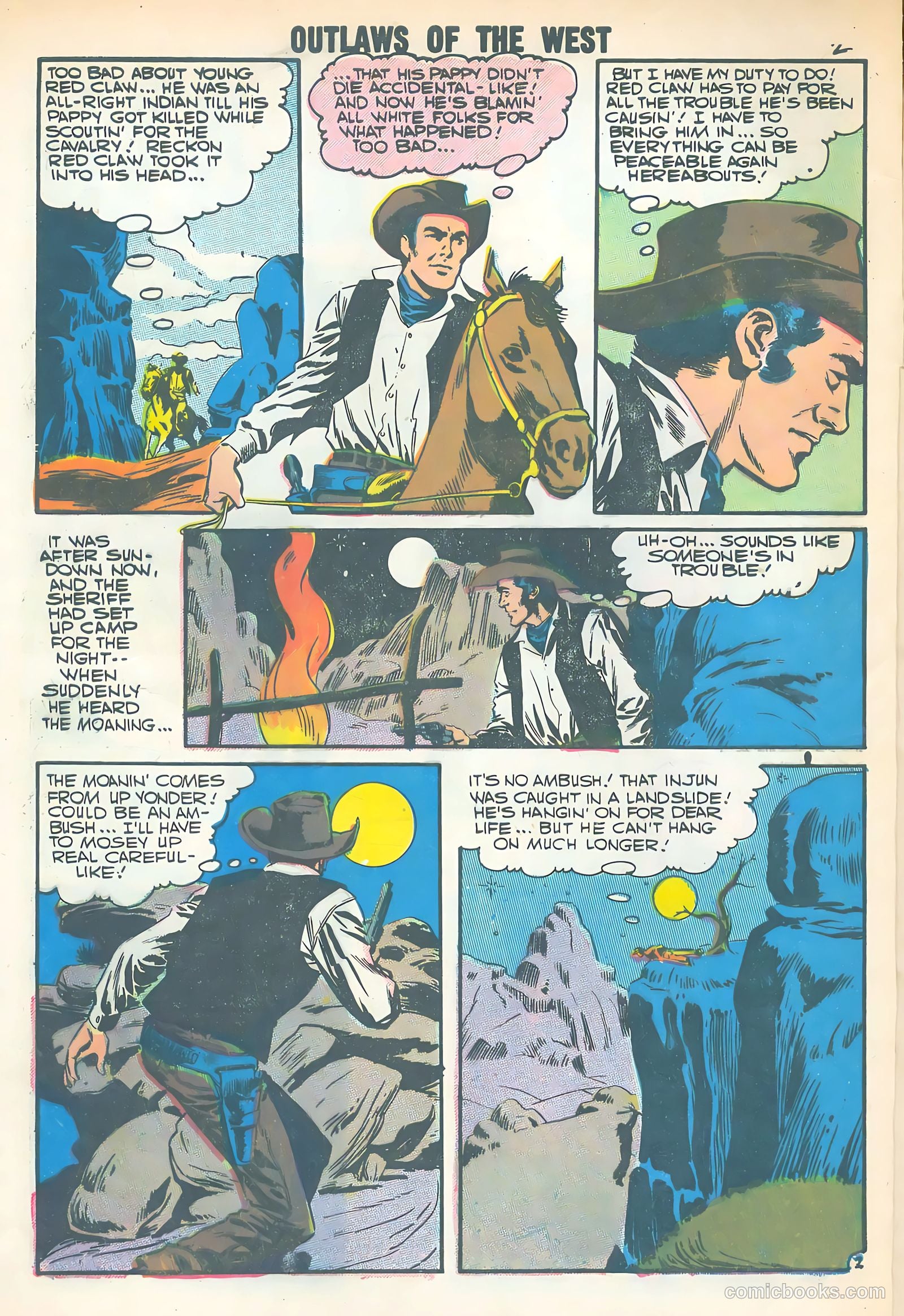 Outlaws of the West #11 (1957) — page 4 of 36
