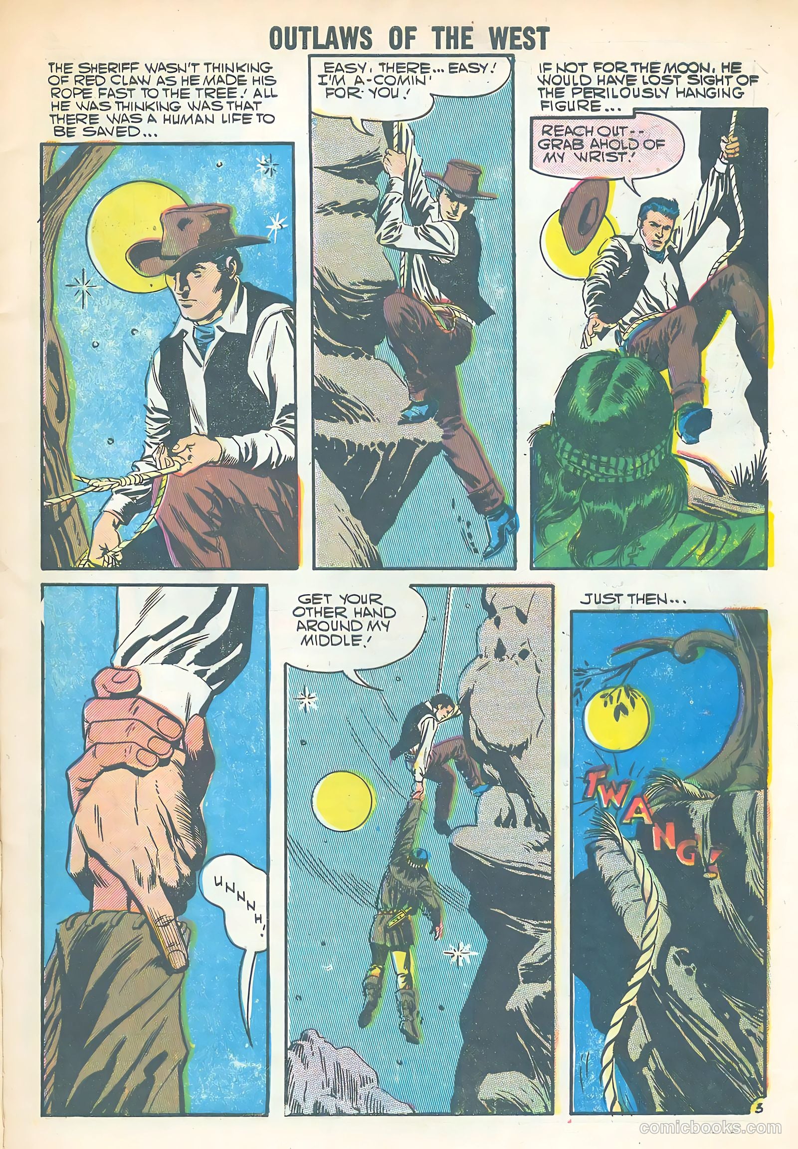 Outlaws of the West #11 (1957) — page 5 of 36