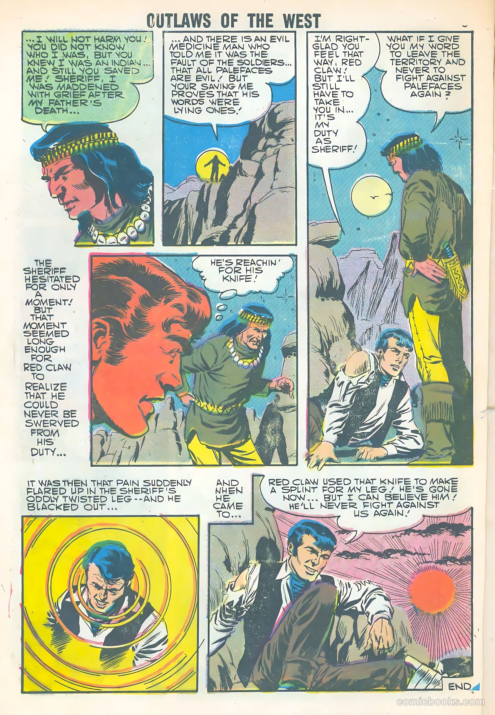 Outlaws of the West #11 (1957) — page 8 of 36