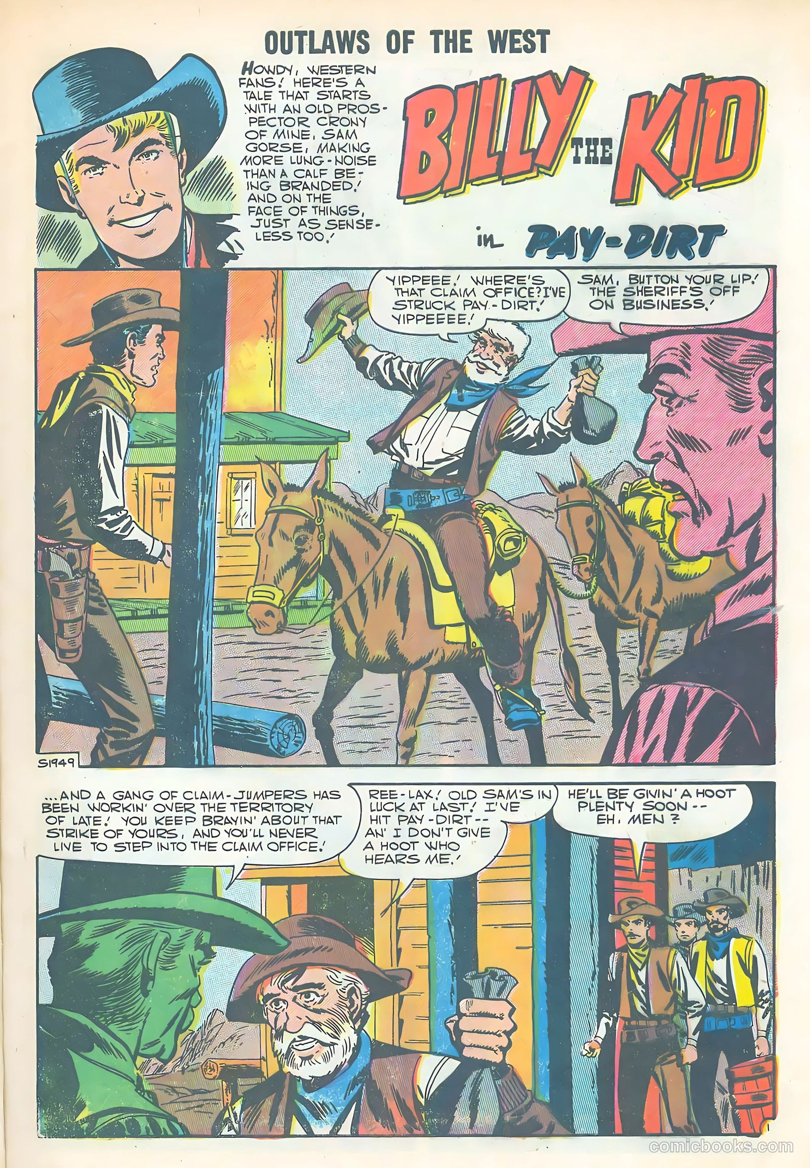 Outlaws of the West #11 (1957) — page 9 of 36