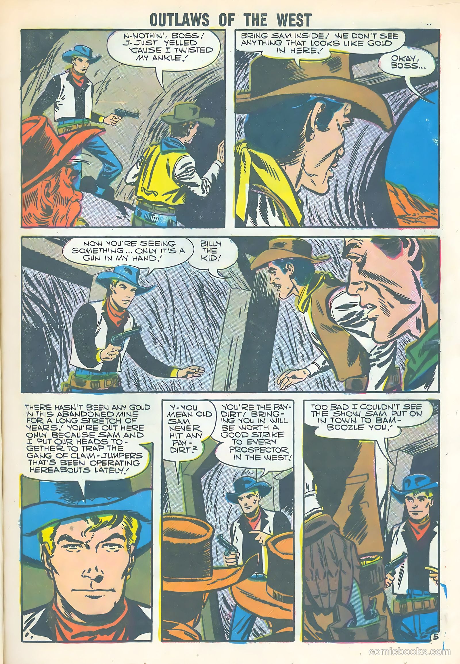 Outlaws of the West #11 (1957) — page 13 of 36