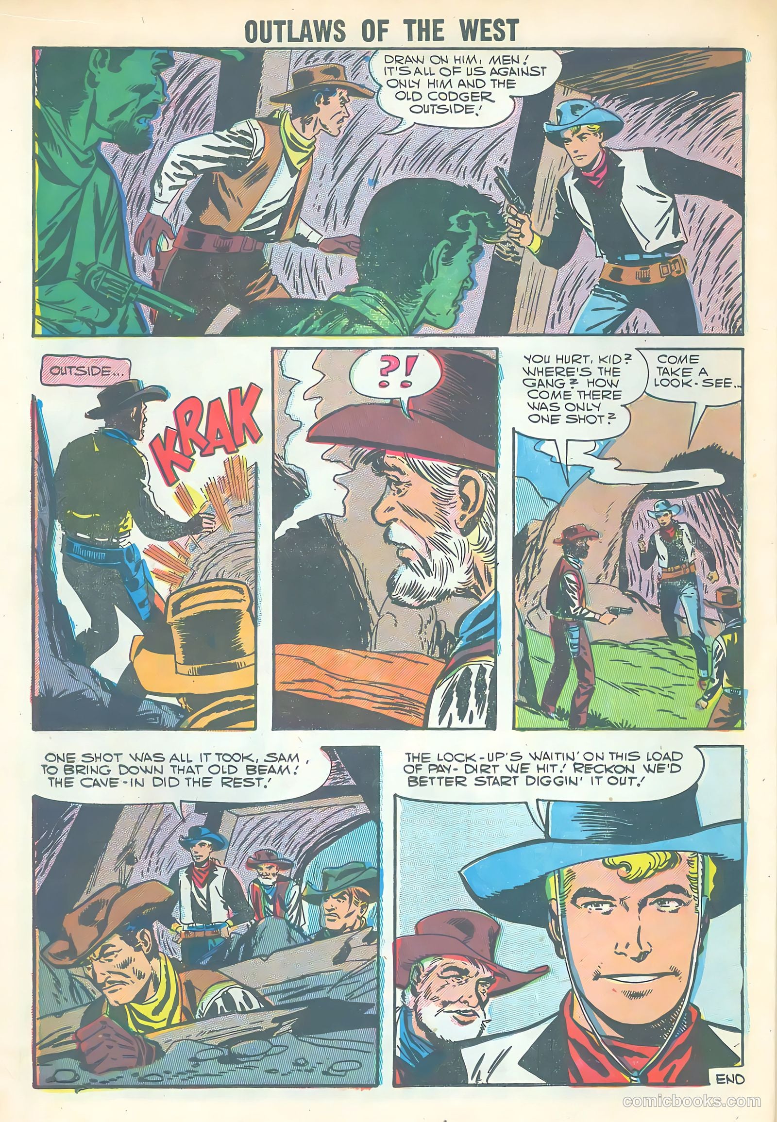 Outlaws of the West #11 (1957) — page 14 of 36