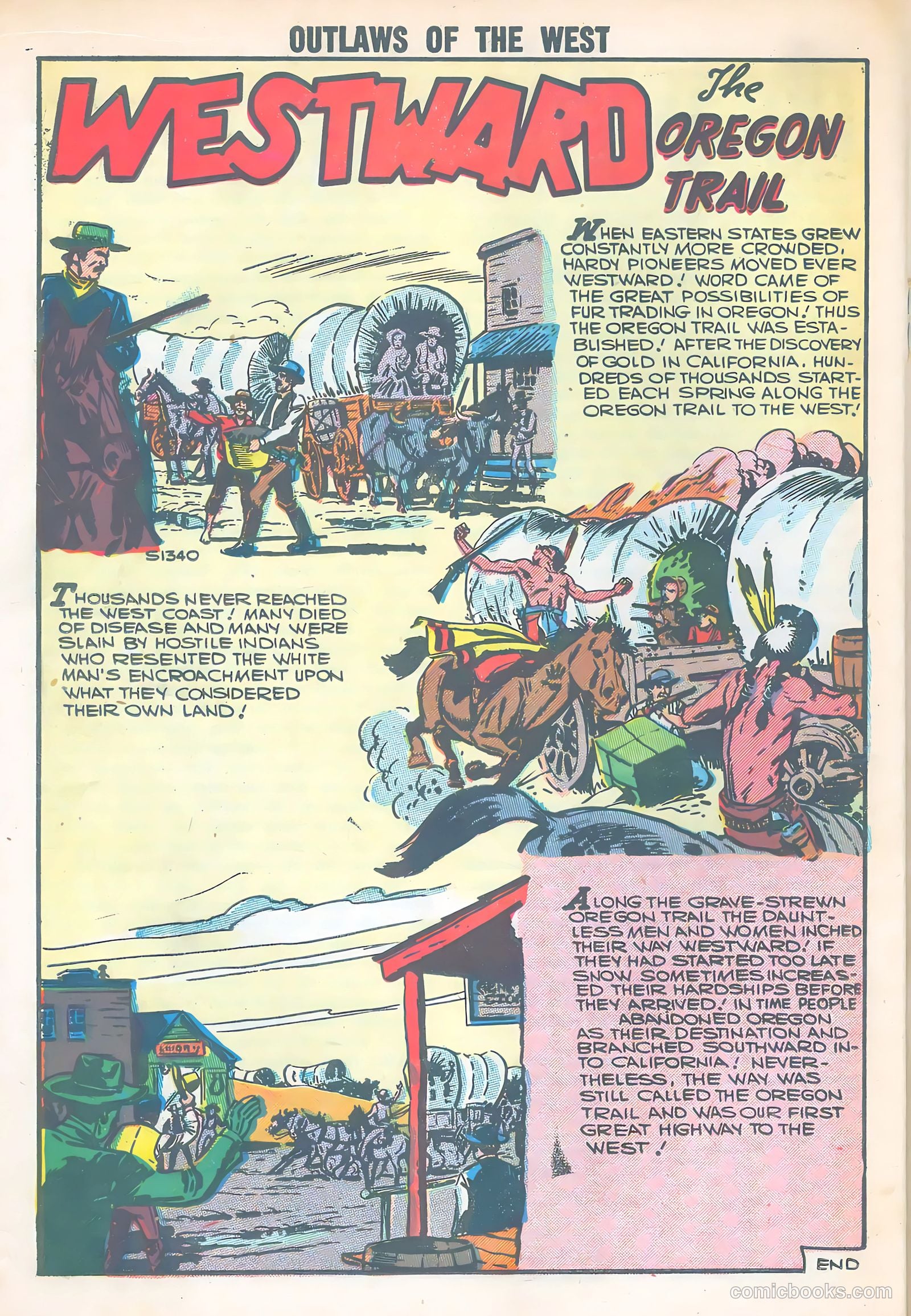Outlaws of the West #11 (1957) — page 18 of 36