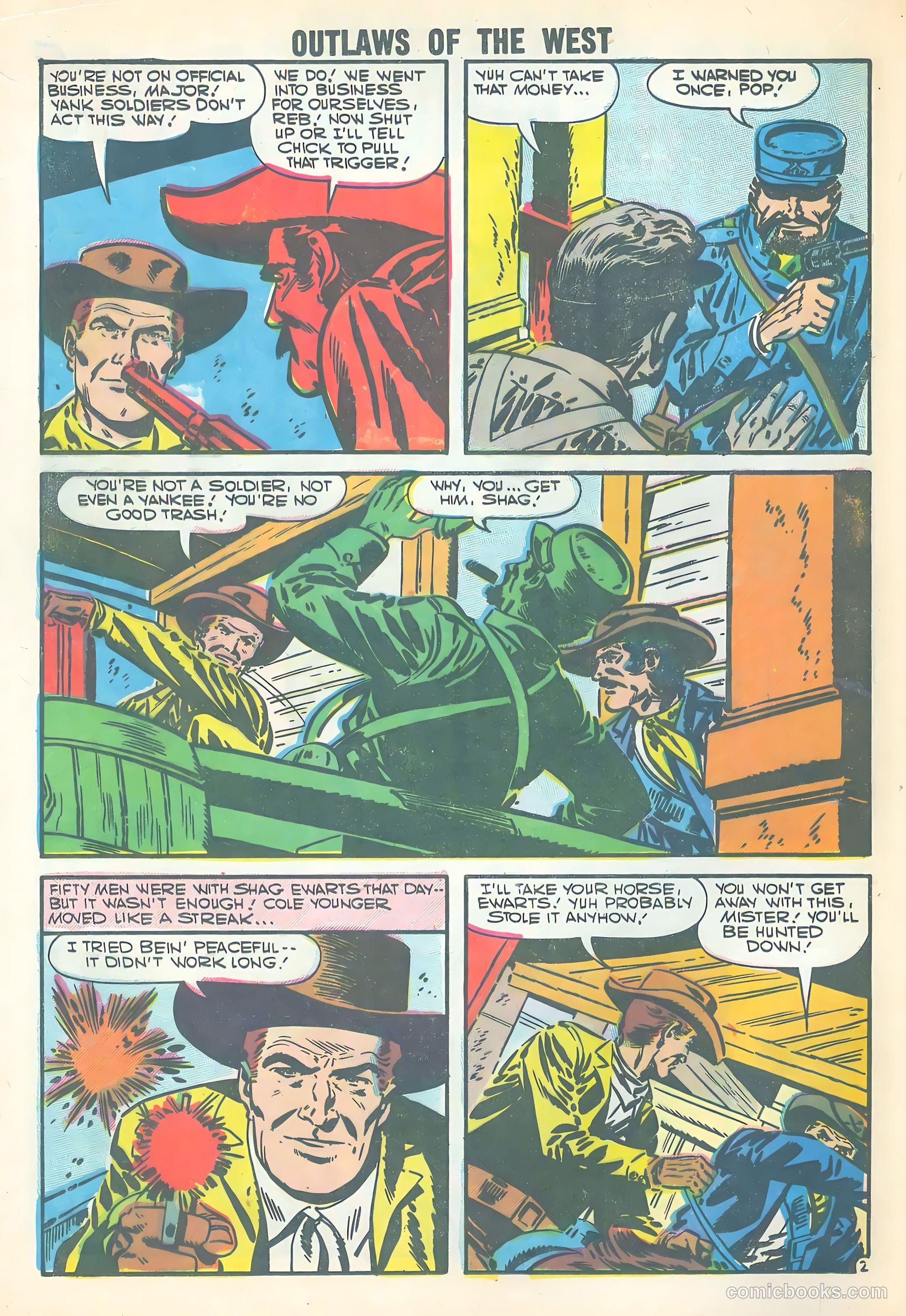 Outlaws of the West #11 (1957) — page 20 of 36