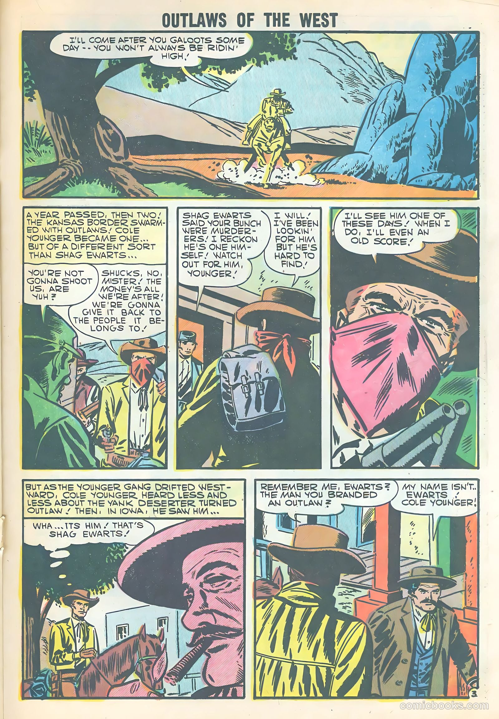 Outlaws of the West #11 (1957) — page 21 of 36