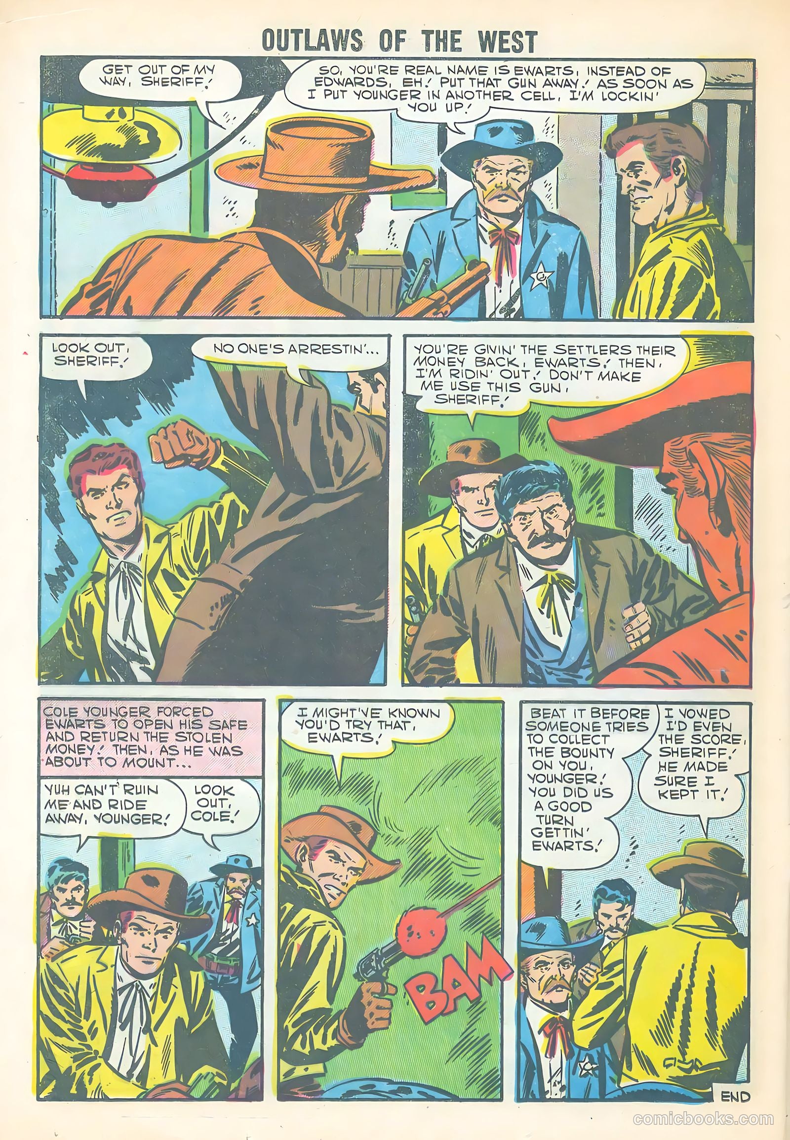 Outlaws of the West #11 (1957) — page 24 of 36