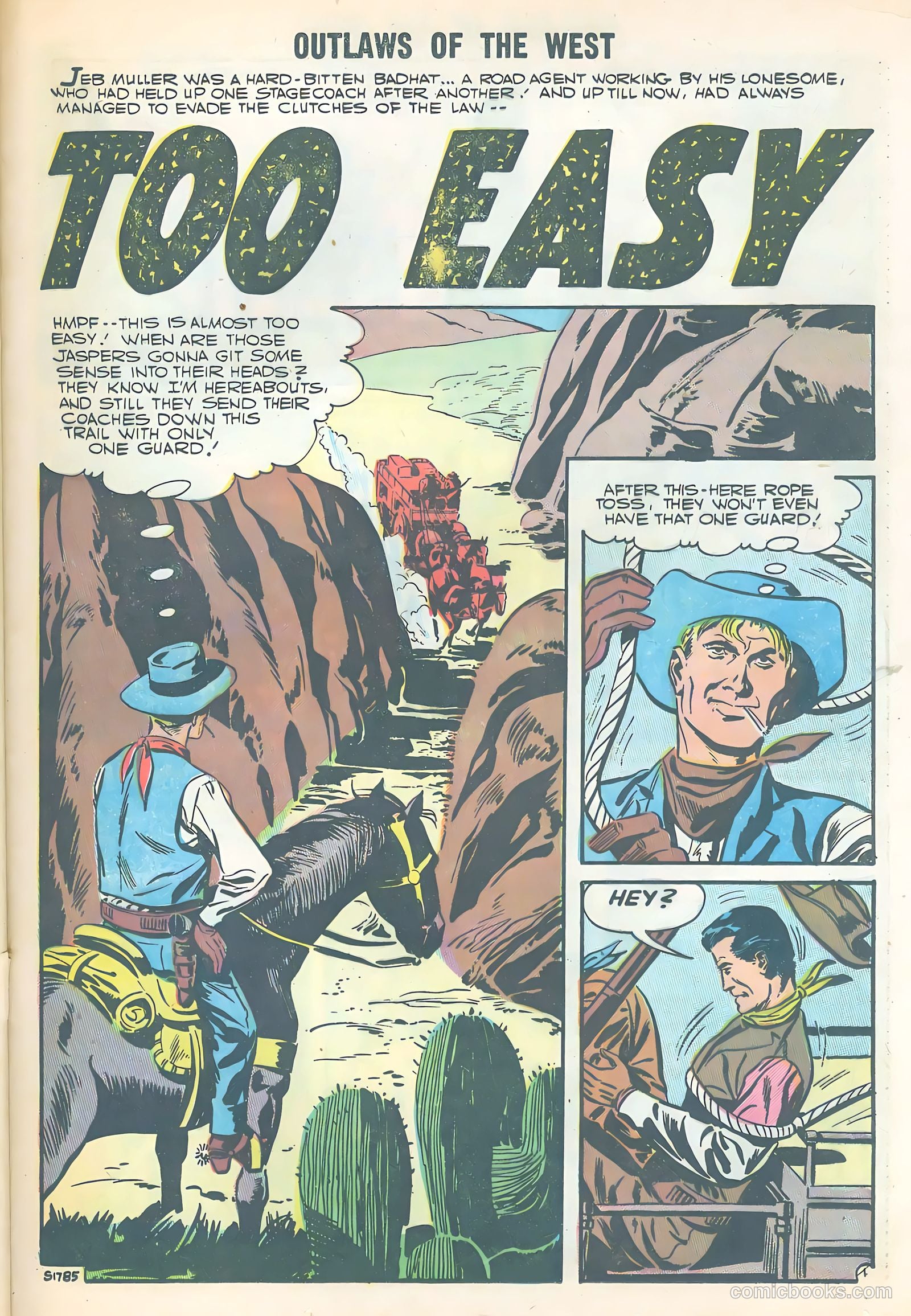 Outlaws of the West #11 (1957) — page 25 of 36