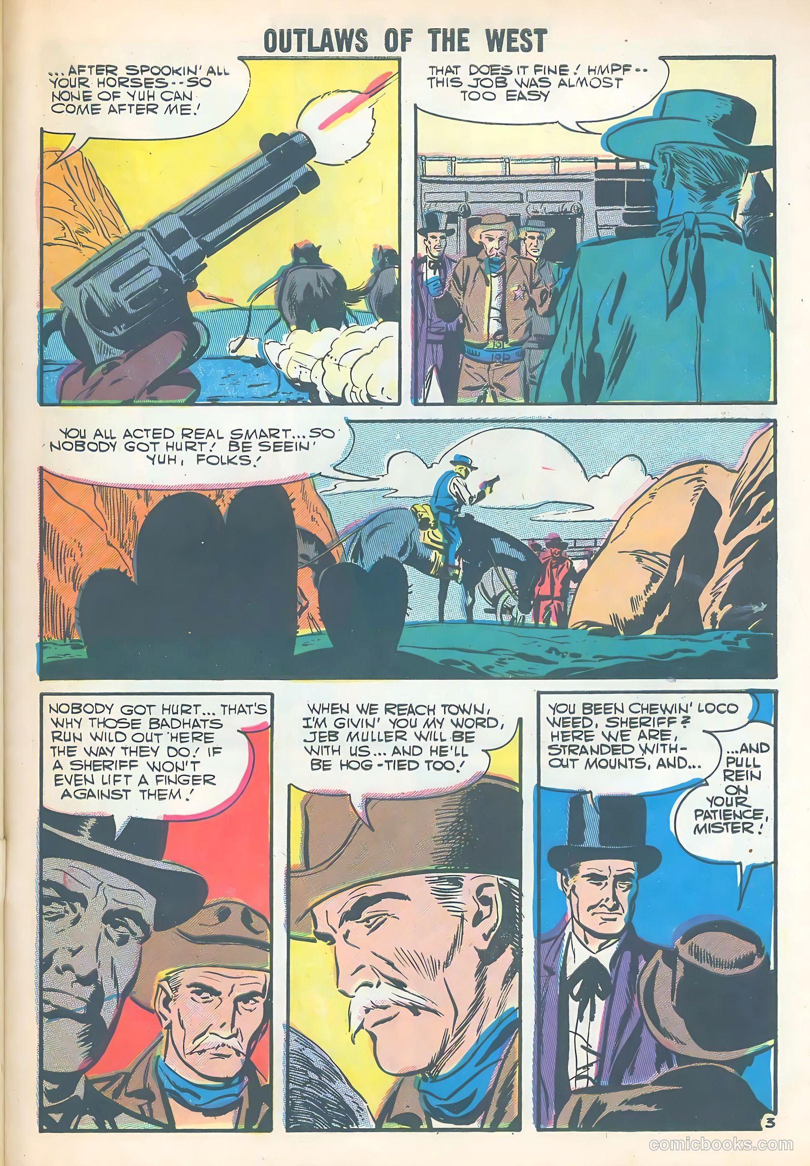 Outlaws of the West #11 (1957) — page 27 of 36