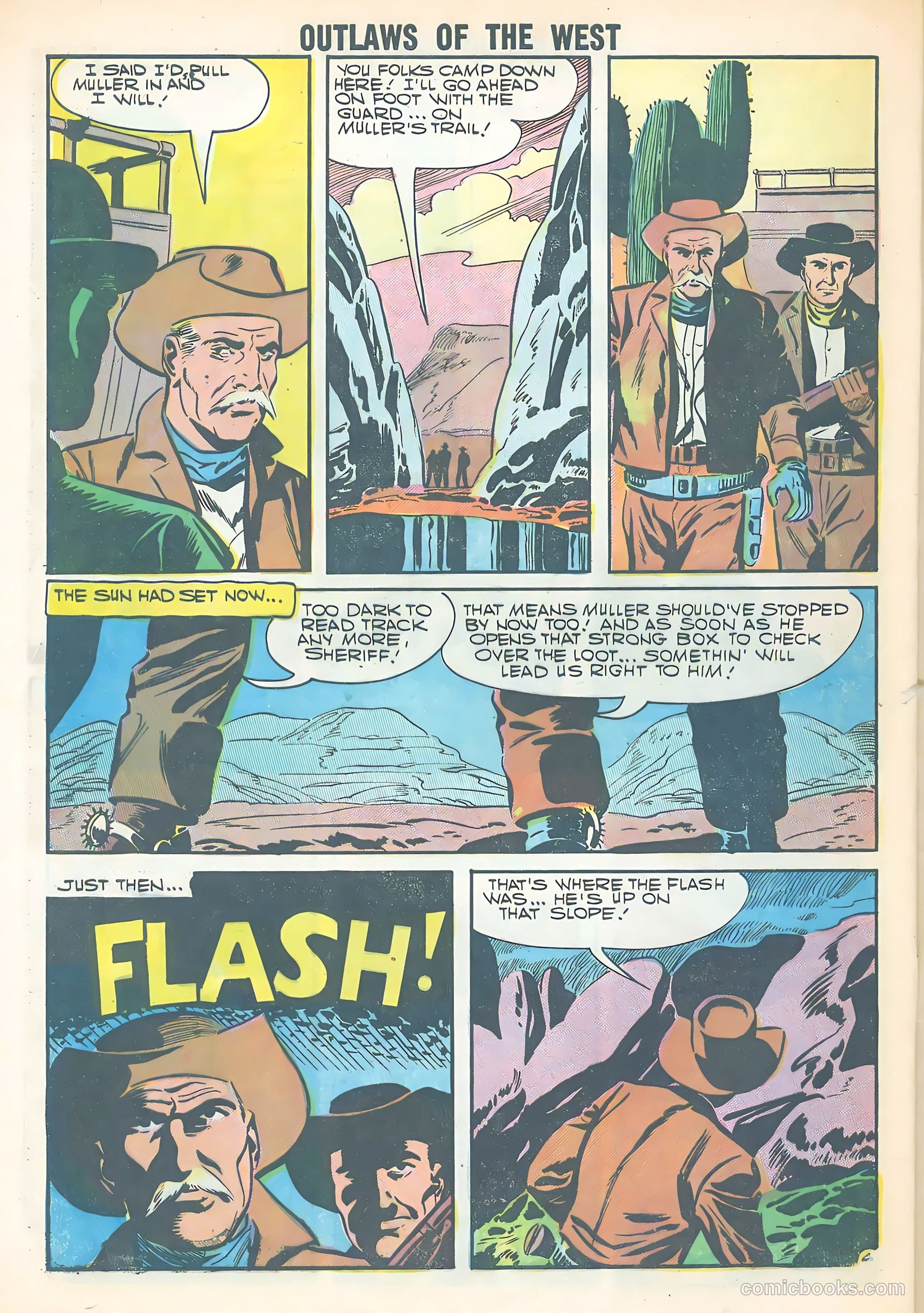 Outlaws of the West #11 (1957) — page 28 of 36