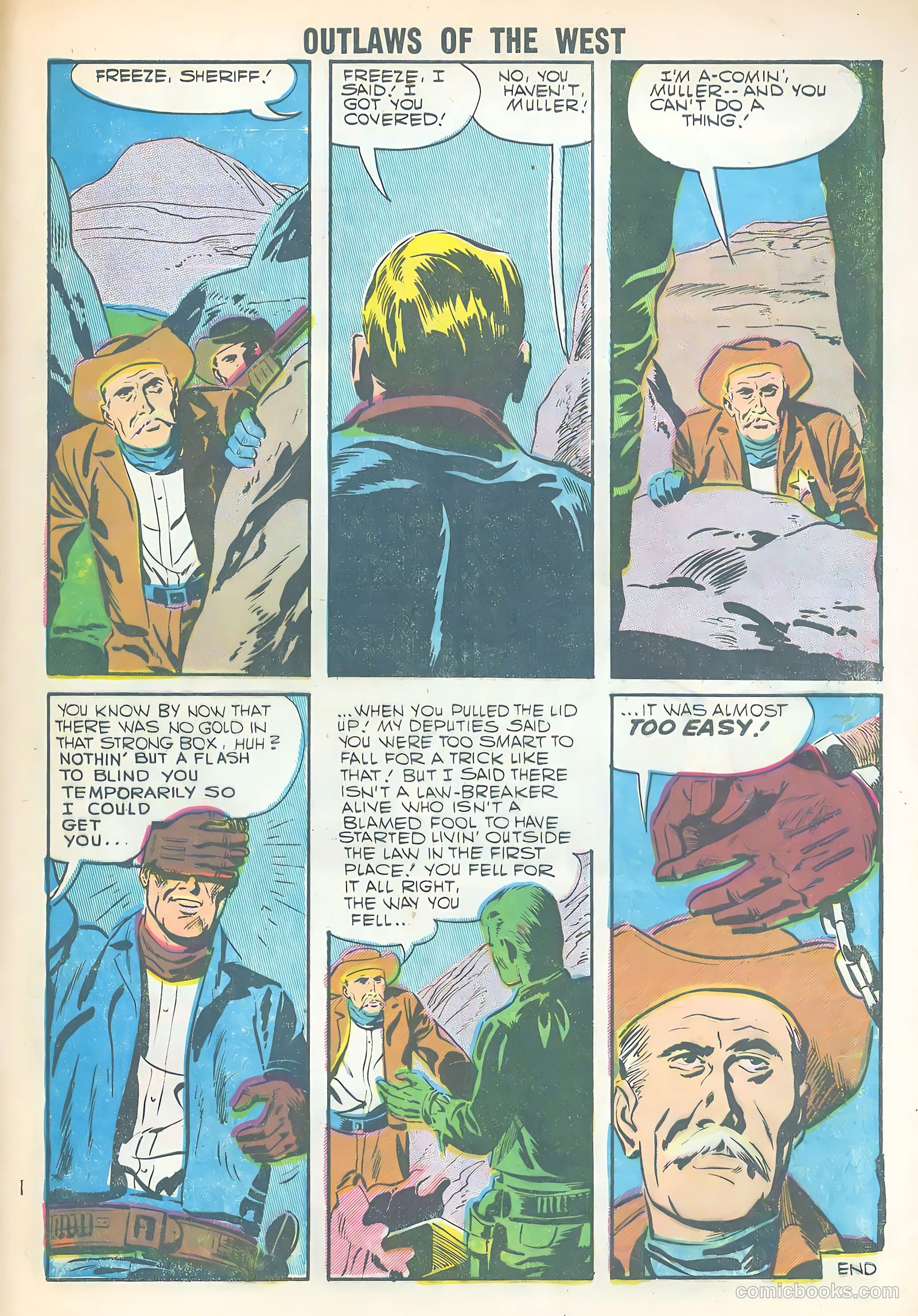 Outlaws of the West #11 (1957) — page 29 of 36