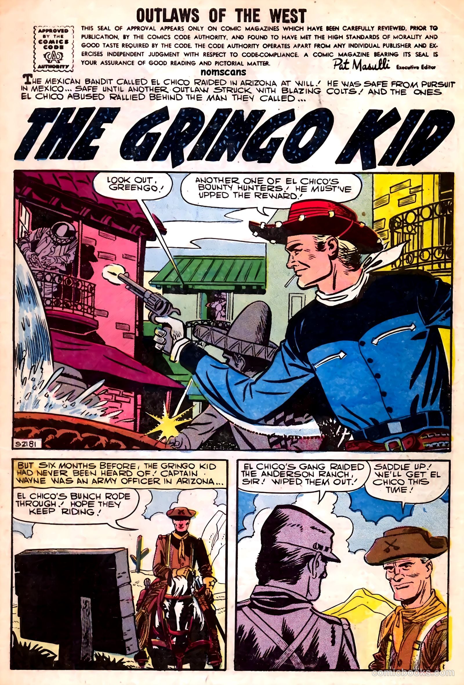 Outlaws of the West #12 (1957) — page 3 of 36