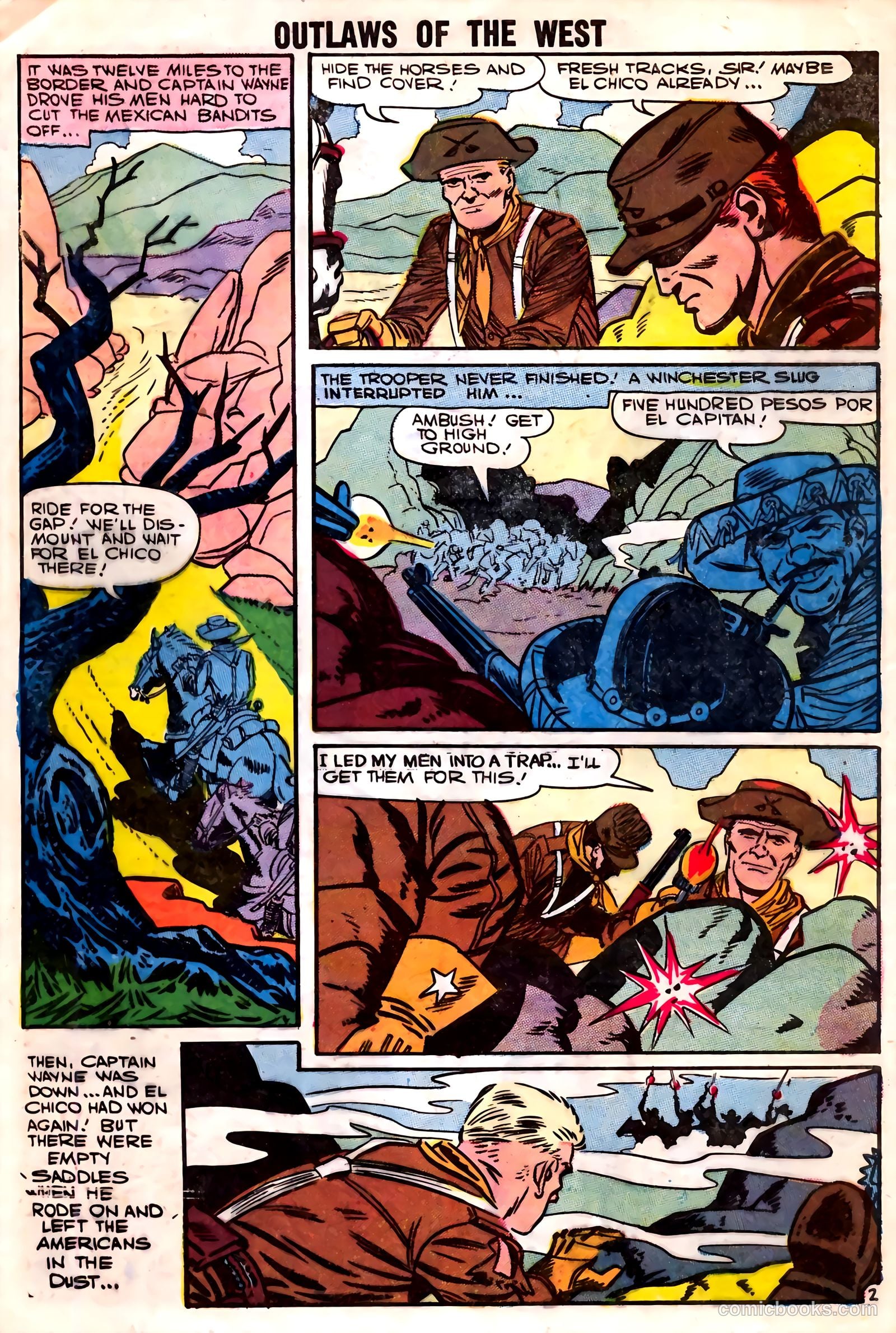 Outlaws of the West #12 (1957) — page 4 of 36