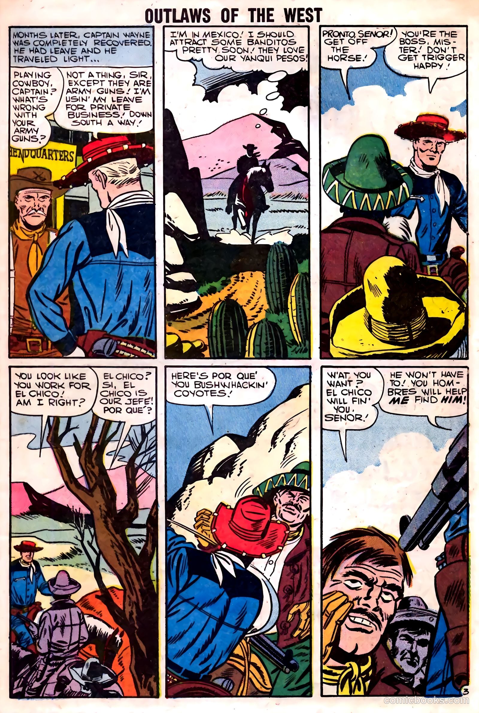 Outlaws of the West #12 (1957) — page 5 of 36