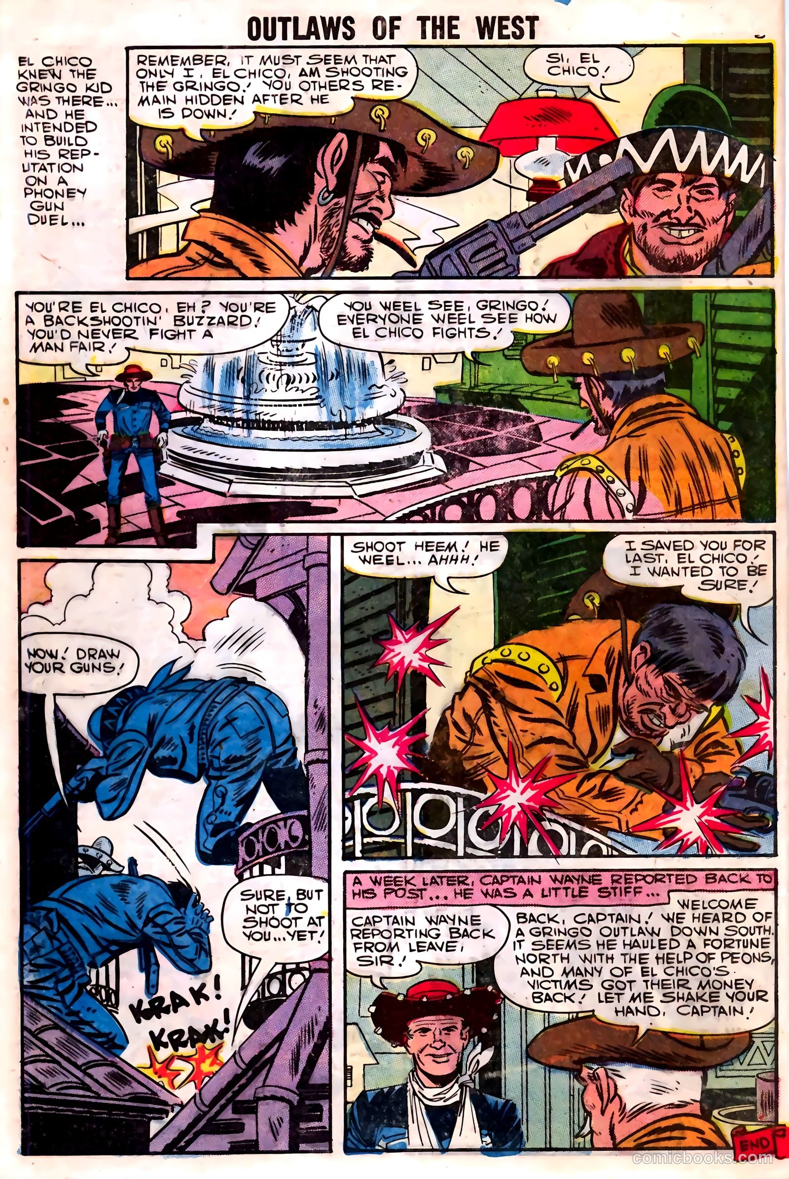 Outlaws of the West #12 (1957) — page 8 of 36