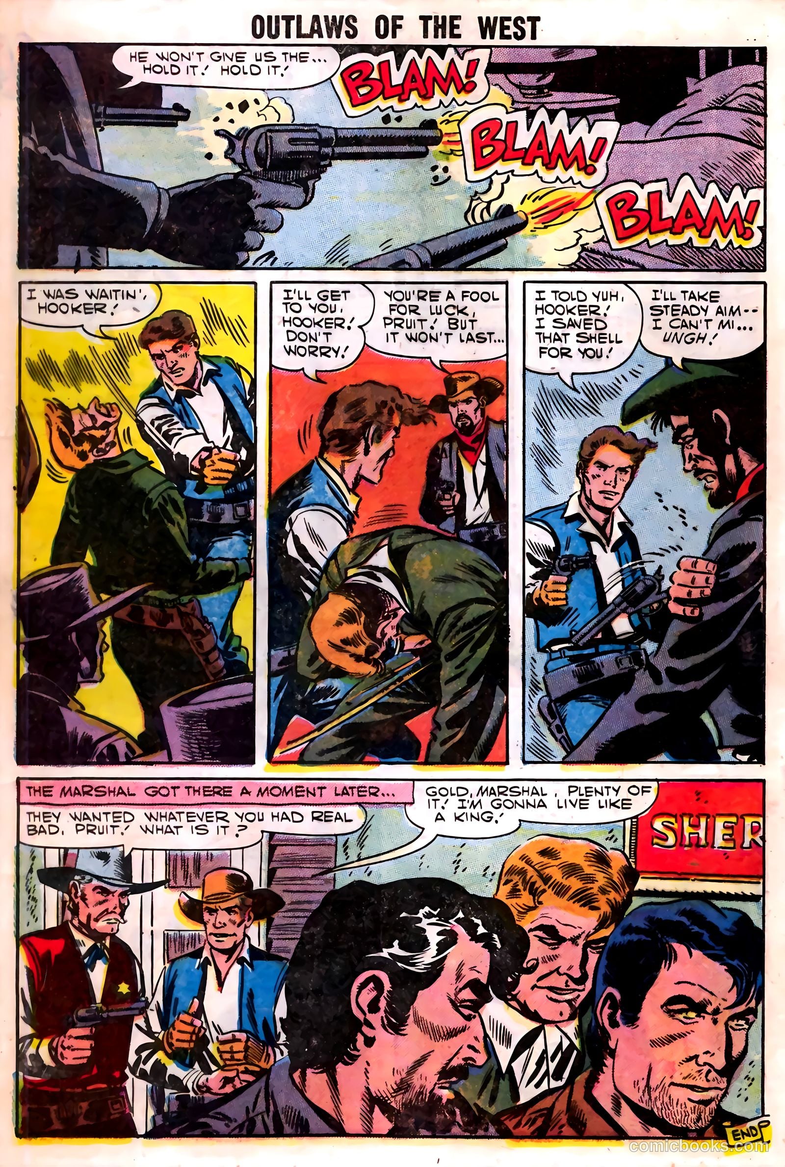 Outlaws of the West #12 (1957) — page 13 of 36