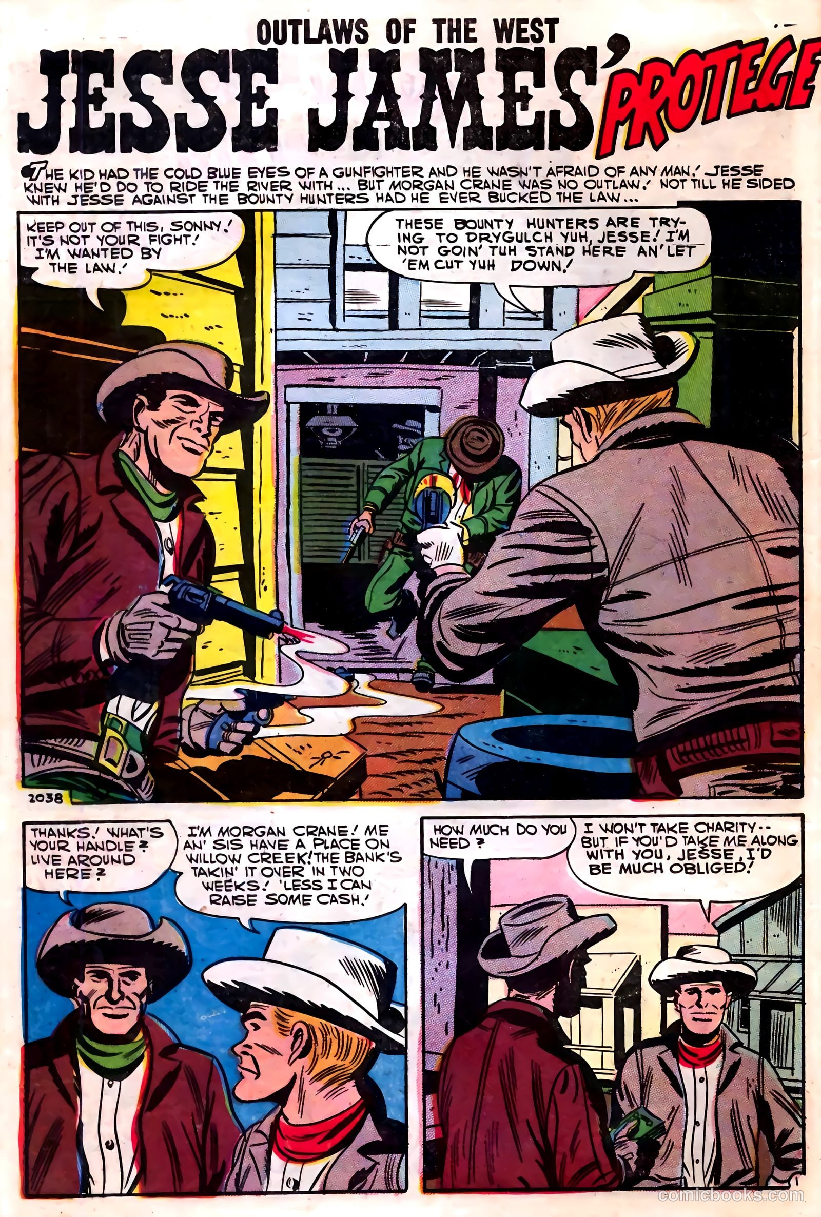 Outlaws of the West #12 (1957) — page 14 of 36