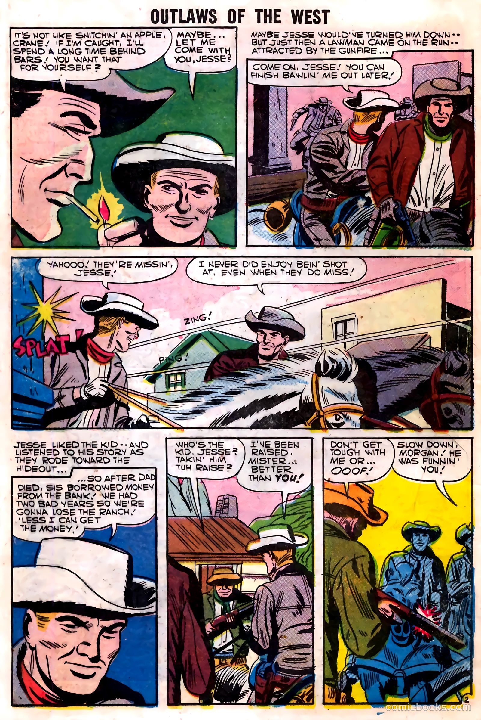 Outlaws of the West #12 (1957) — page 16 of 36