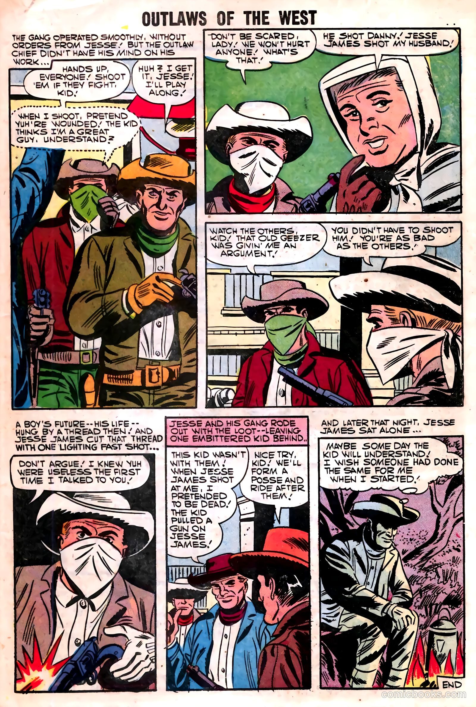 Outlaws of the West #12 (1957) — page 19 of 36