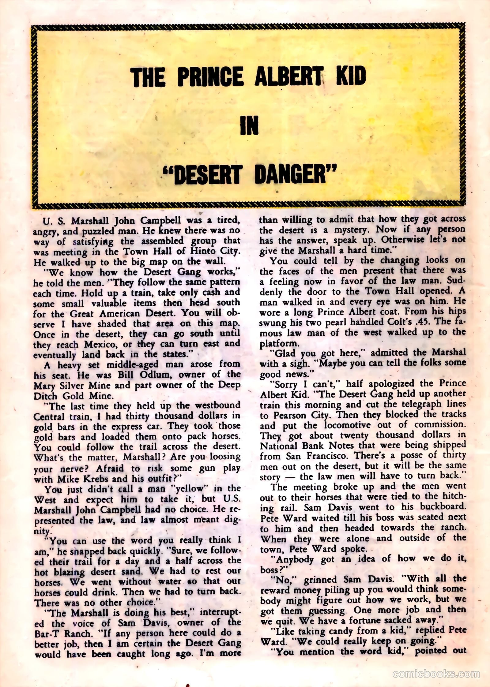 Outlaws of the West #12 (1957) — page 20 of 36