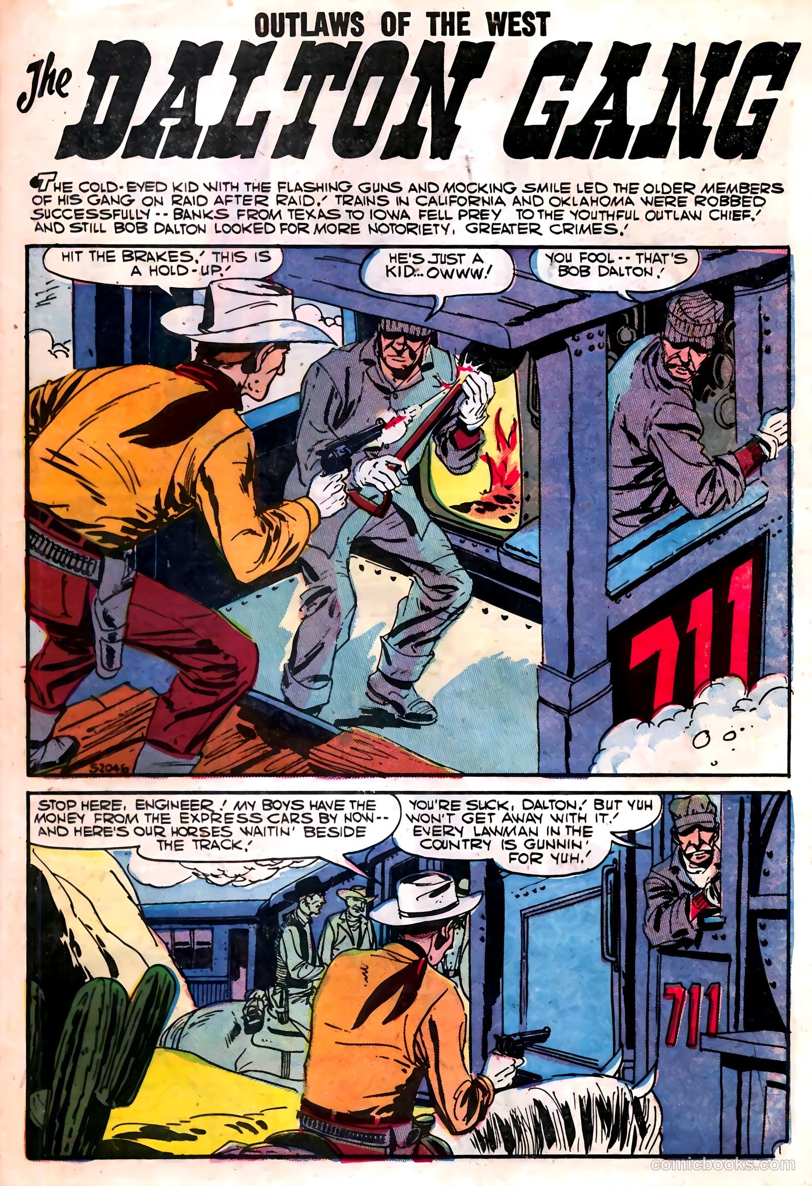 Outlaws of the West #12 (1957) — page 23 of 36