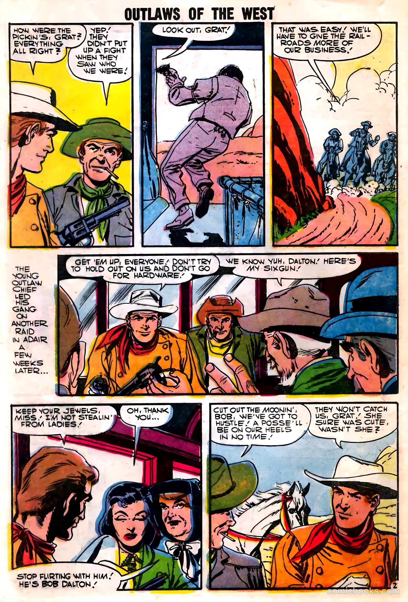 Outlaws of the West #12 (1957) — page 24 of 36