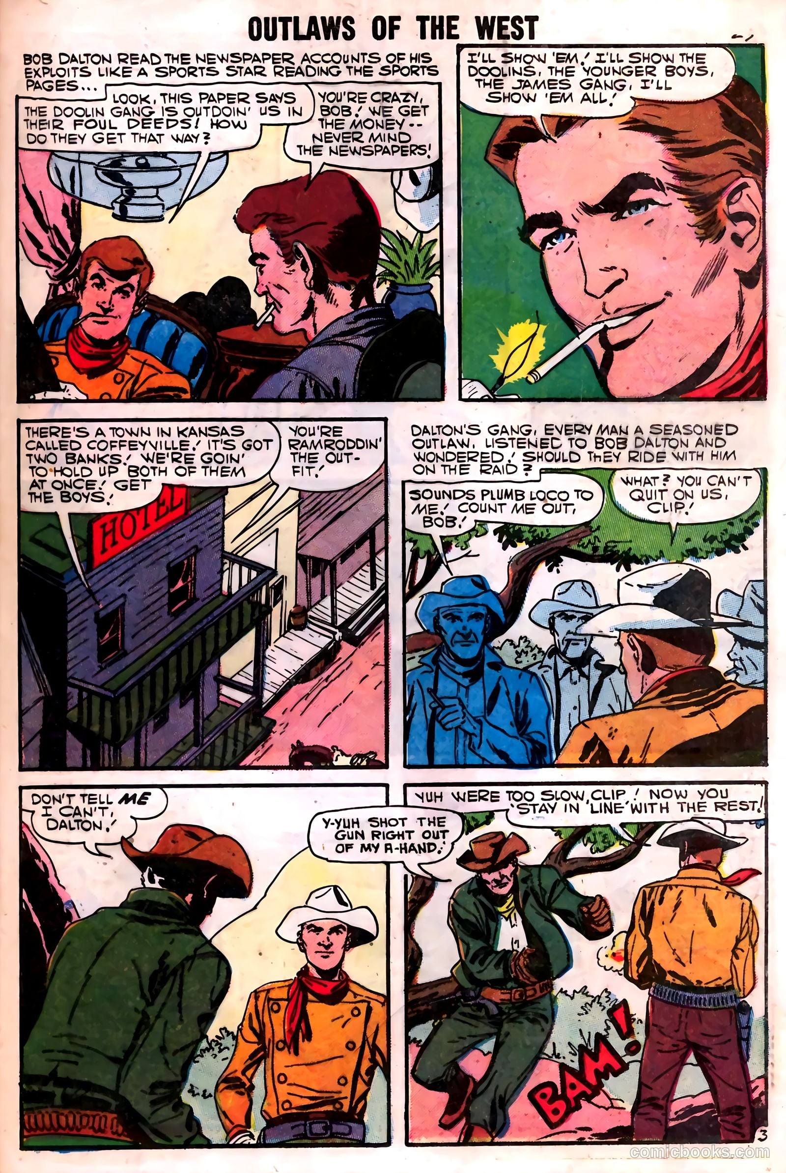 Outlaws of the West #12 (1957) — page 25 of 36